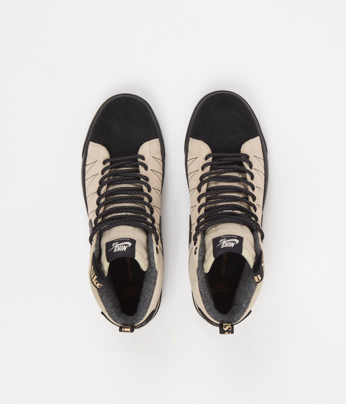 Asics Shoes 1130 Nike SB Blazer Mid Premium Shoes - Rattan / Black - Rattan - Safety Orange