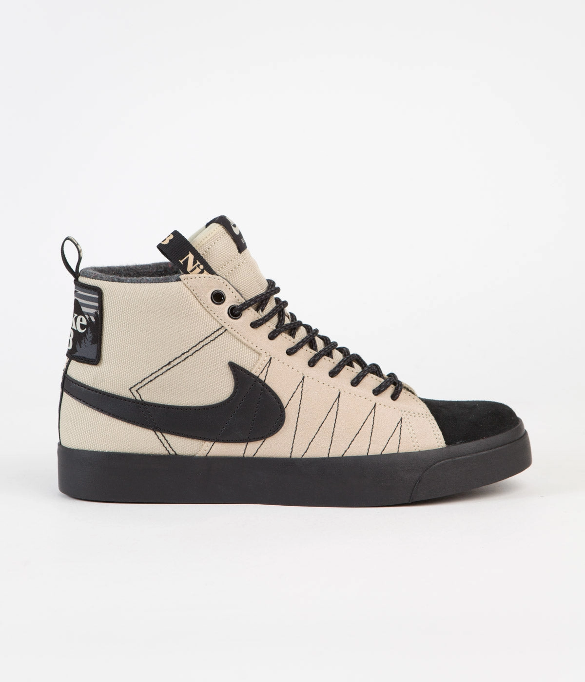 Nike SB Blazer Mid Premium Shoes - Rattan / Black - Rattan - Safety Orange Asics Shoes Gel Rocket 11
