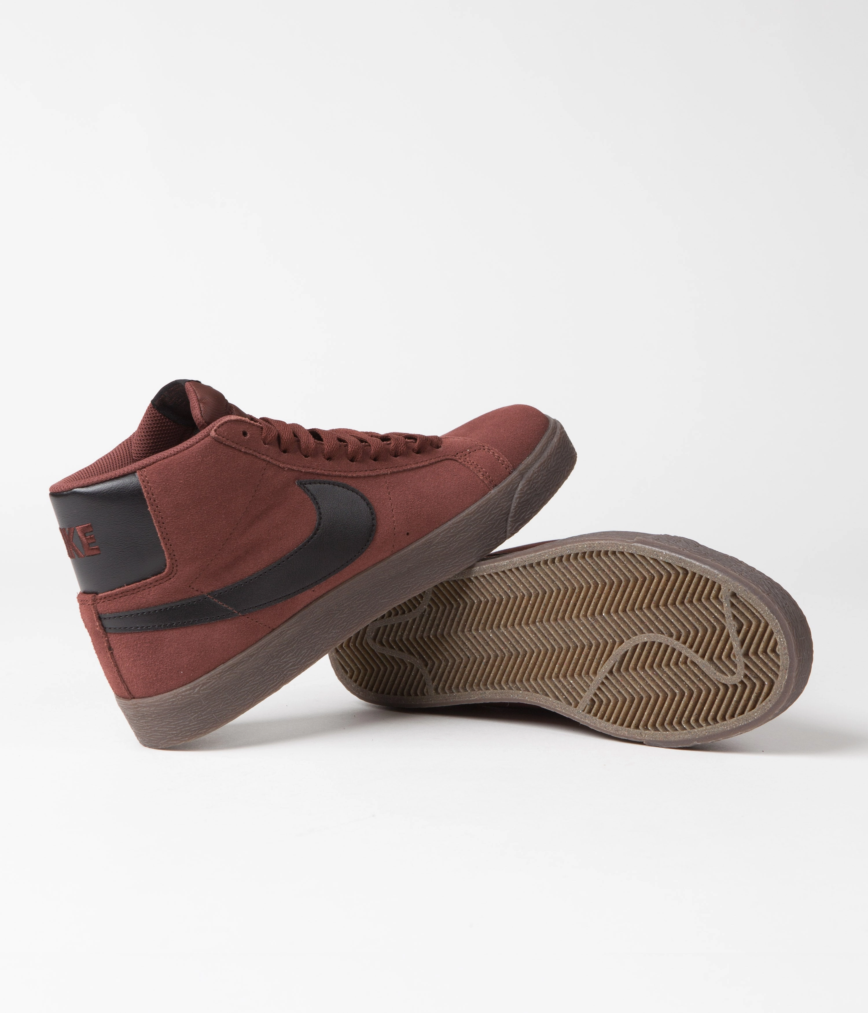 Nike SB Blazer Mid Shoes - Oxen Brown / Black - Oxen Brown Asics Unisex Ex89 Mid Top Sportstyle Shoes