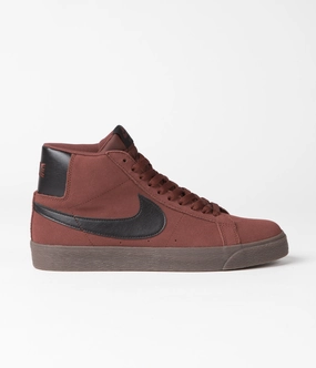 Nike SB Blazer Mid Shoes - Oxen Brown / Black - Oxen Brown Road Running Shoes Asics