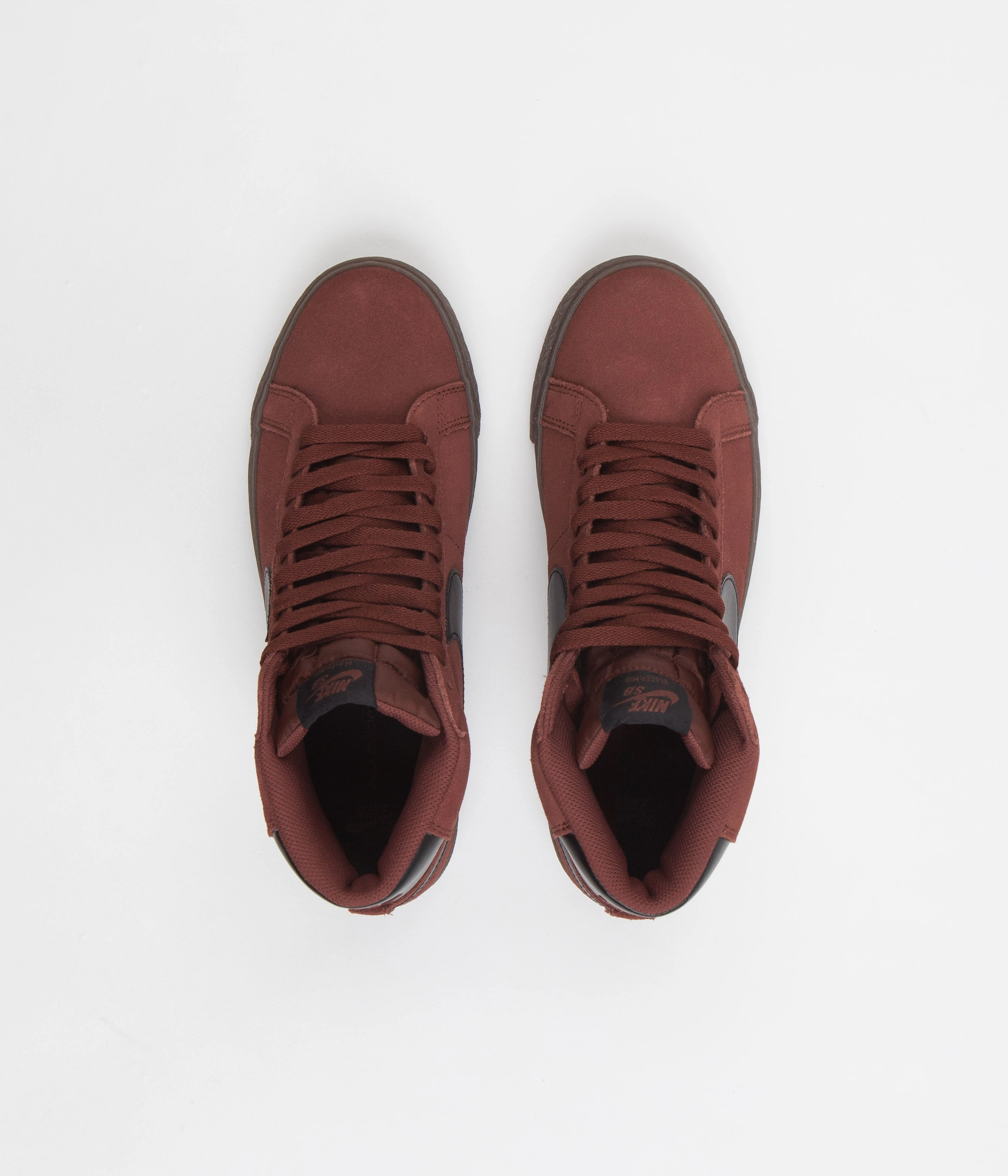 Asics Shoes Gel Nyc Nike SB Blazer Mid Shoes - Oxen Brown / Black - Oxen Brown