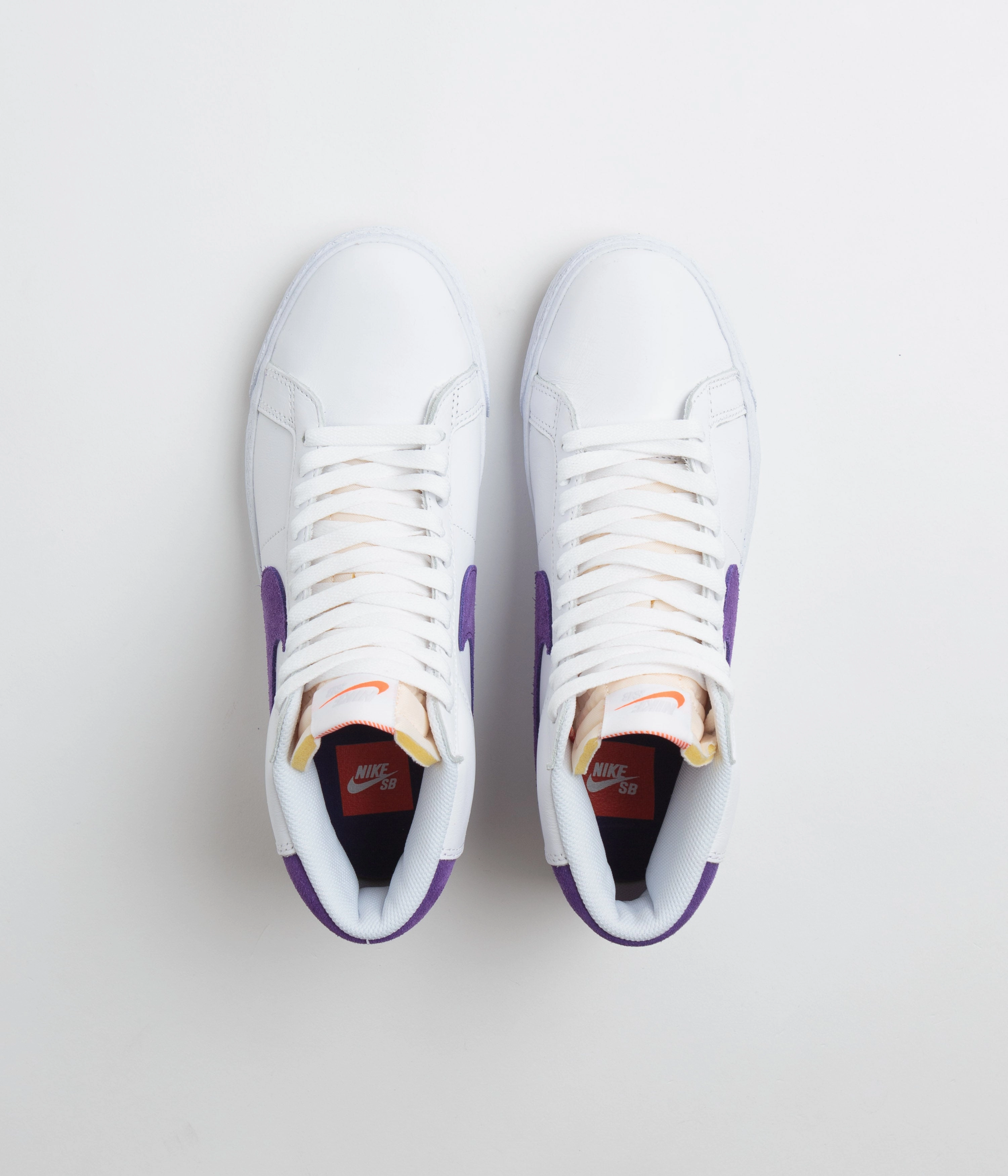 Asics Shoes Upcourt 5 Nike SB Blazer Mid Shoes - White / Court Purple - White - Gum Light Brown