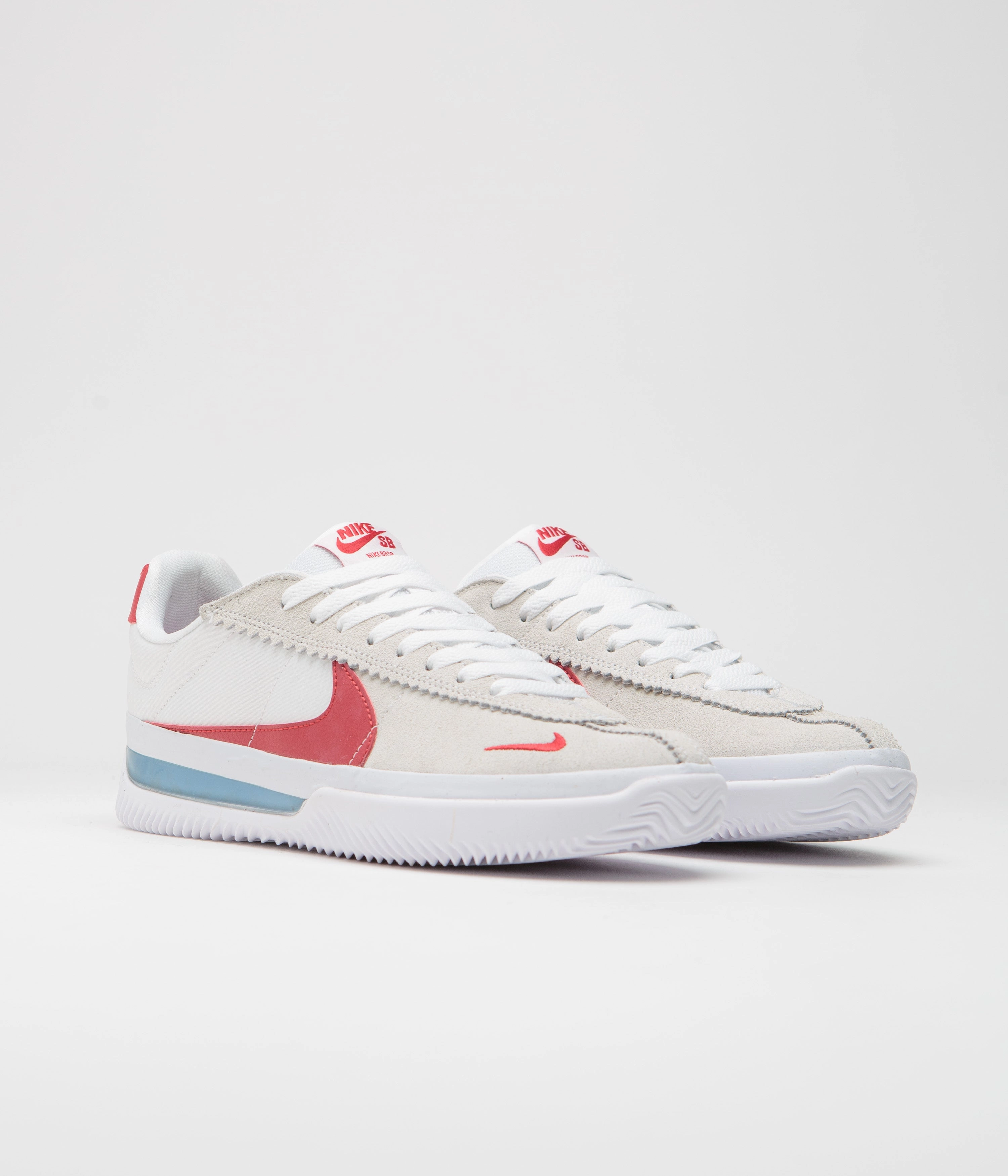 Best Asic Running Shoe Nike SB BRSB Shoes - White / Varsity Red - Varsity Royal - White