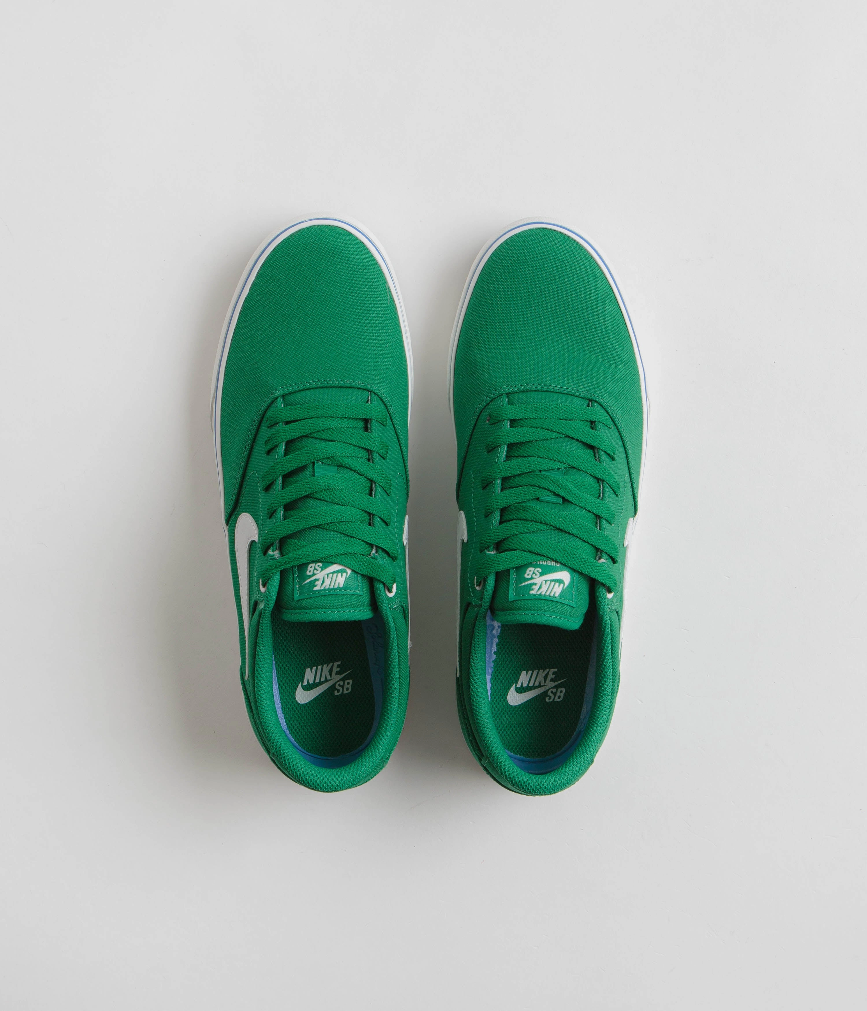 Nike SB Chron 2 Canvas Shoes - Malachite / Summit White - Malachite Cool Asics Shoes