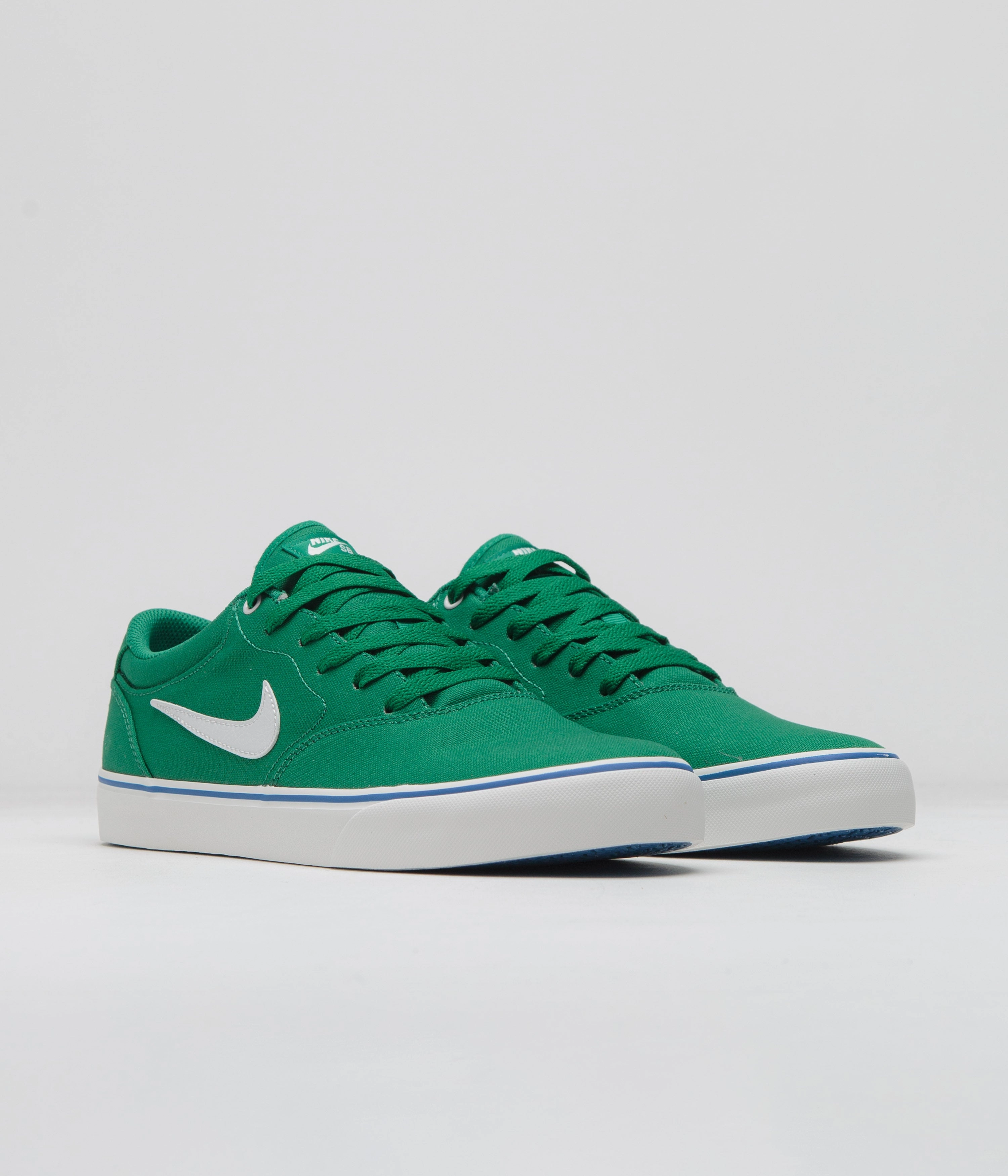 Nike SB Chron 2 Canvas Shoes - Malachite / Summit White - Malachite Asics Roadhawk Ff Running Shoes