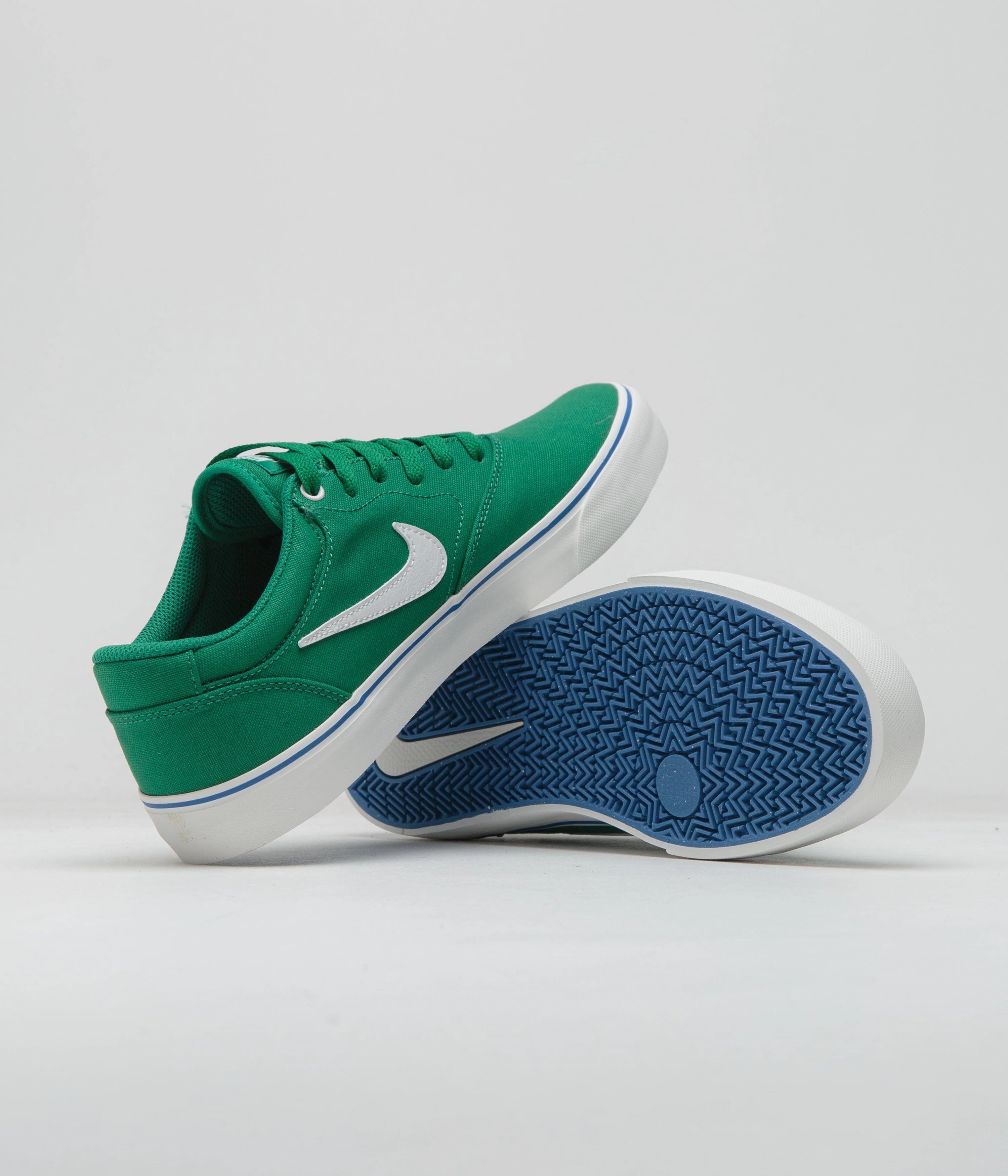 Nike SB Chron 2 Canvas Shoes - Malachite / Summit White - Malachite Asics Recovery Shoes