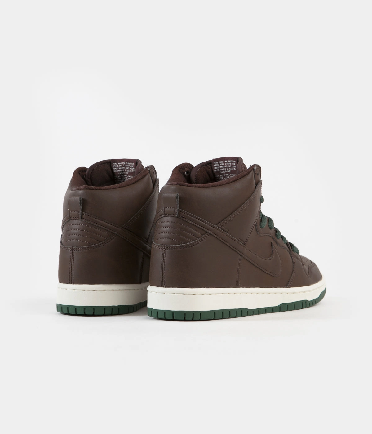 Nike SB Dunk High Pro 'Vegan' Shoes - Baroque Brown / Baroque Brown - Sail - Fir Asics Shoe Size Comparison