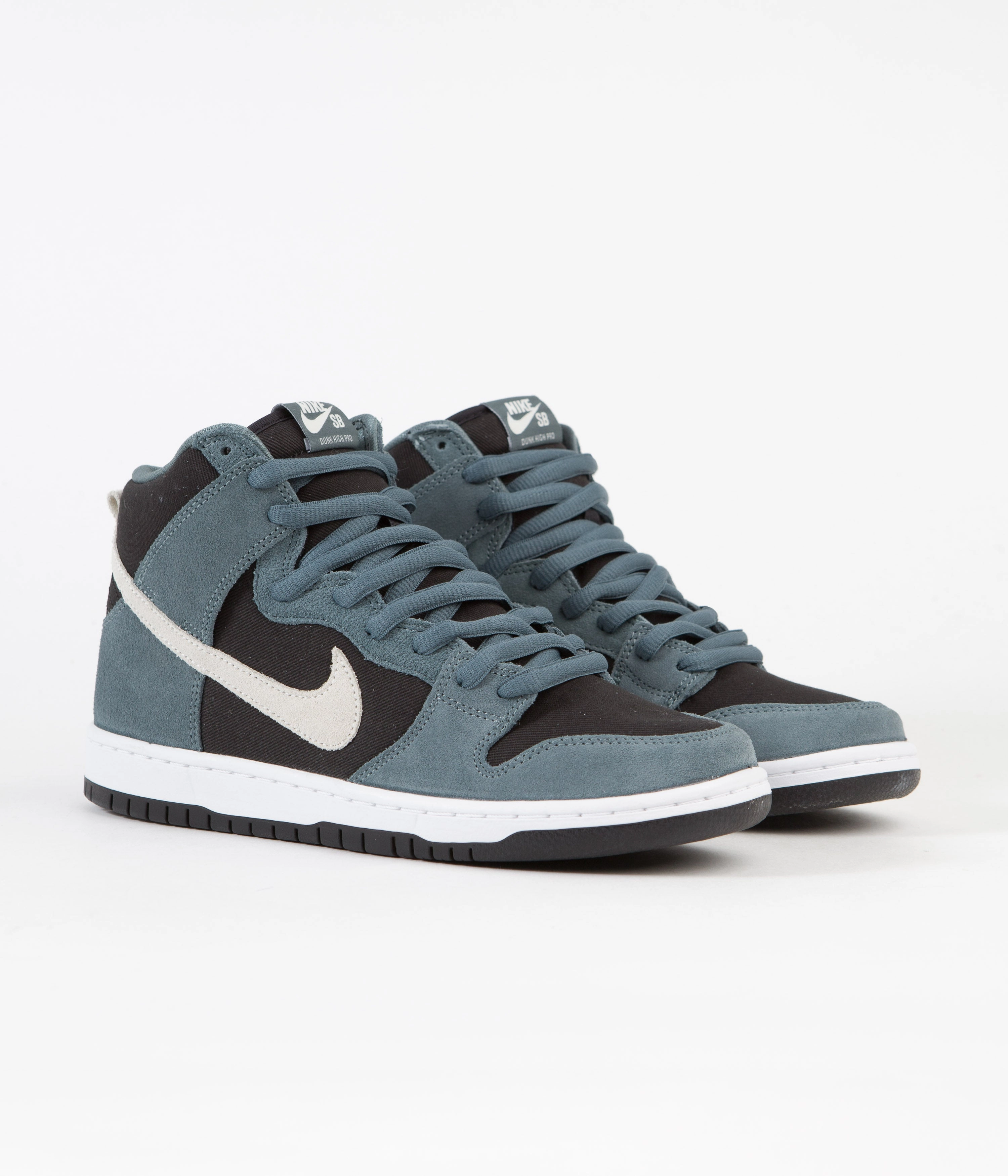 Nike SB Dunk High Pro Shoes - Mineral Slate / Sail - Black - White Asics Running Shoes Gel Noosa