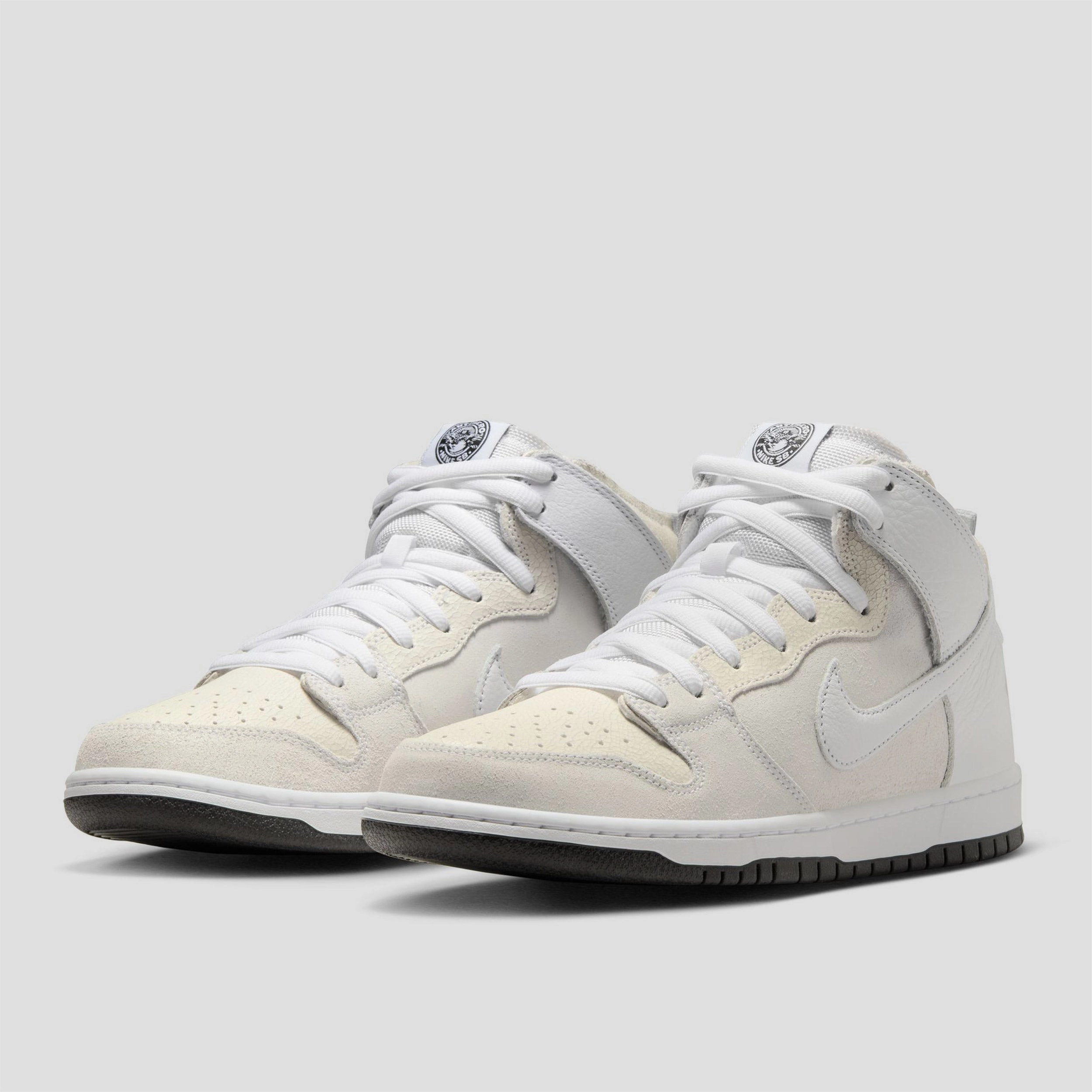Nike SB Dunk High x Anti Hero Skate Shoes White / White / Black Shoes For Flat Feet Asics