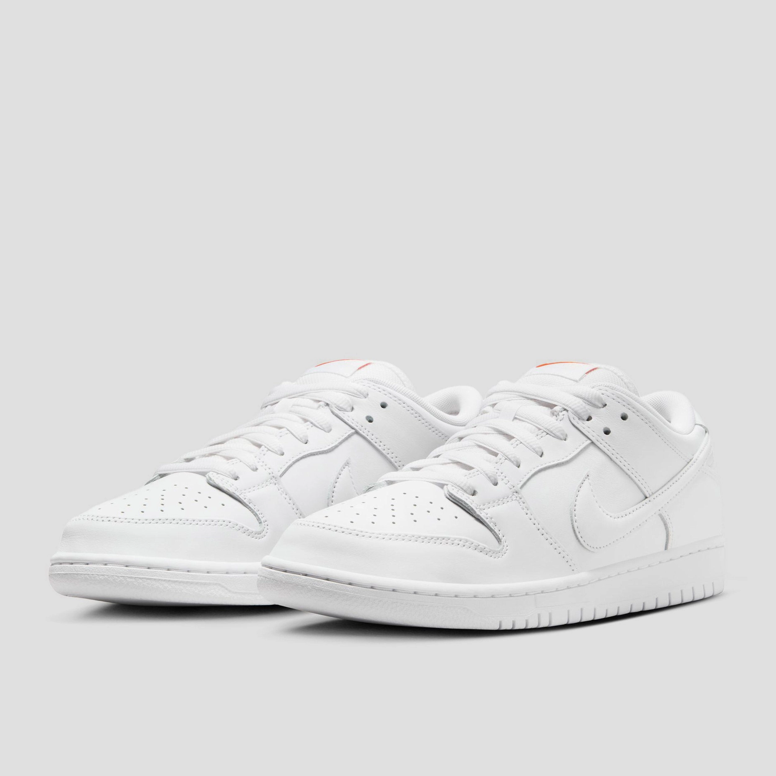 Nike SB Dunk Low Pro ISO Skate Shoes White / White - White - White Asics Squash Shoes