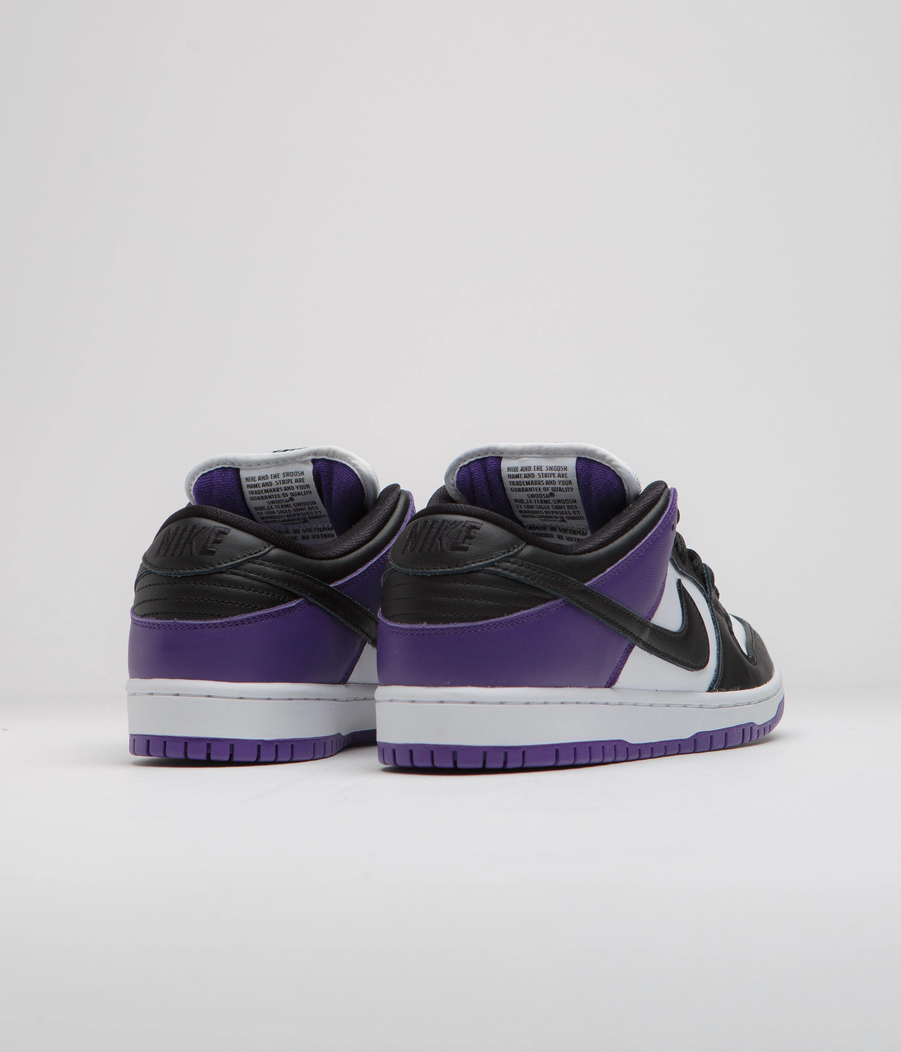 Asics Youth Running Shoes Nike SB Dunk Low Pro Shoes - Court Purple / Black - White - Court Purple