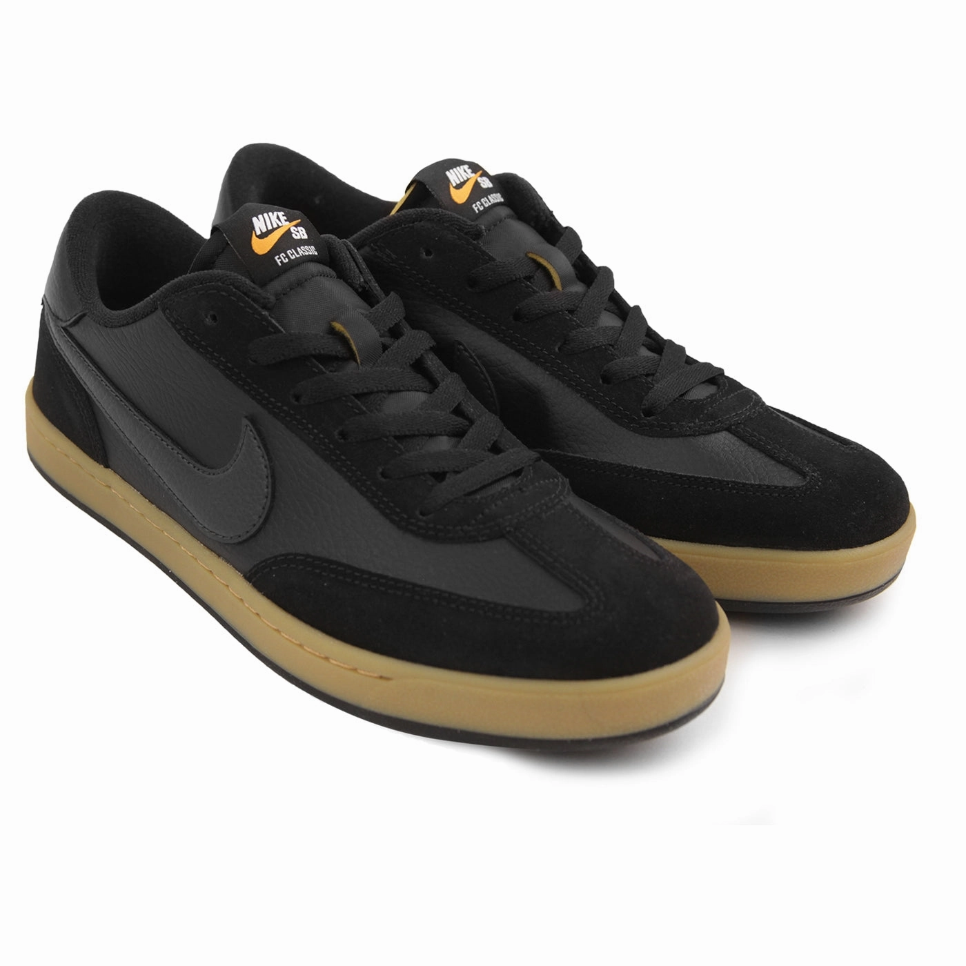 Nike SB FC Classic Shoes - Black / Anthracite - Black - Vivid Orange Asics Track Running Shoes