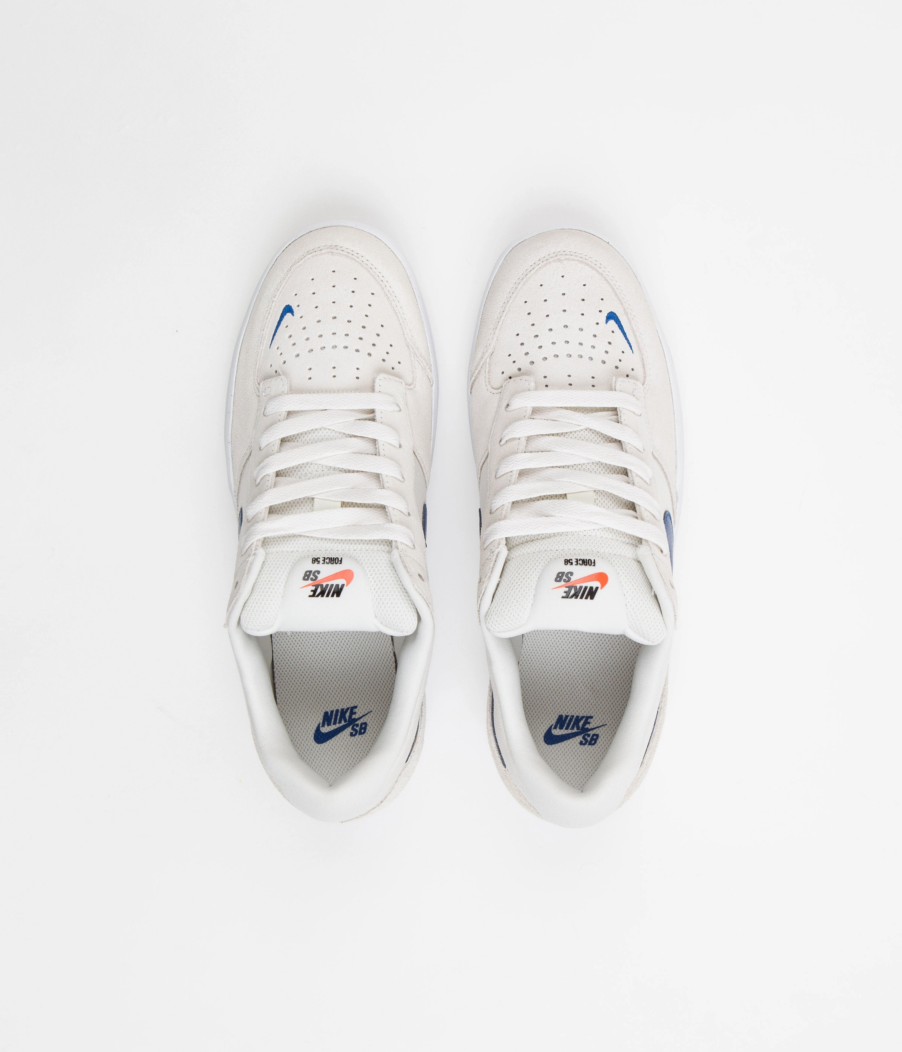 Asics 6e Shoes Nike SB Force 58 Shoes - Phantom / Blue Jay - Phantom - White