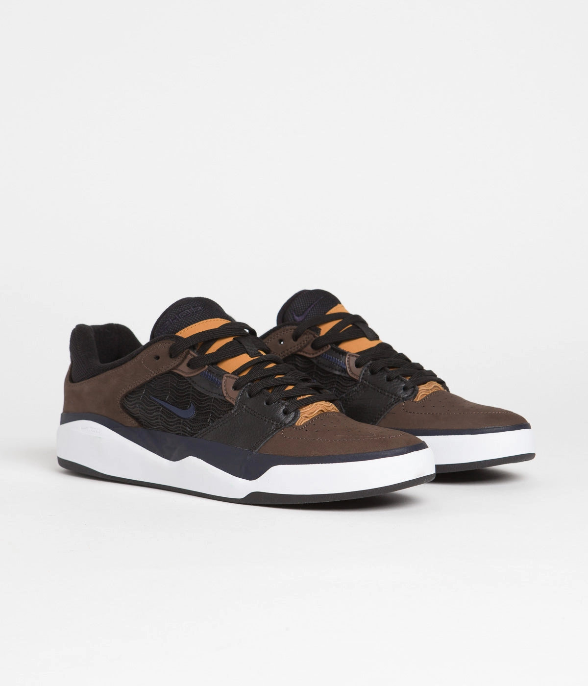 Nike SB Ishod Premium Shoes - Baroque Brown / Obsidian - Black Asics Running Shoes Quality