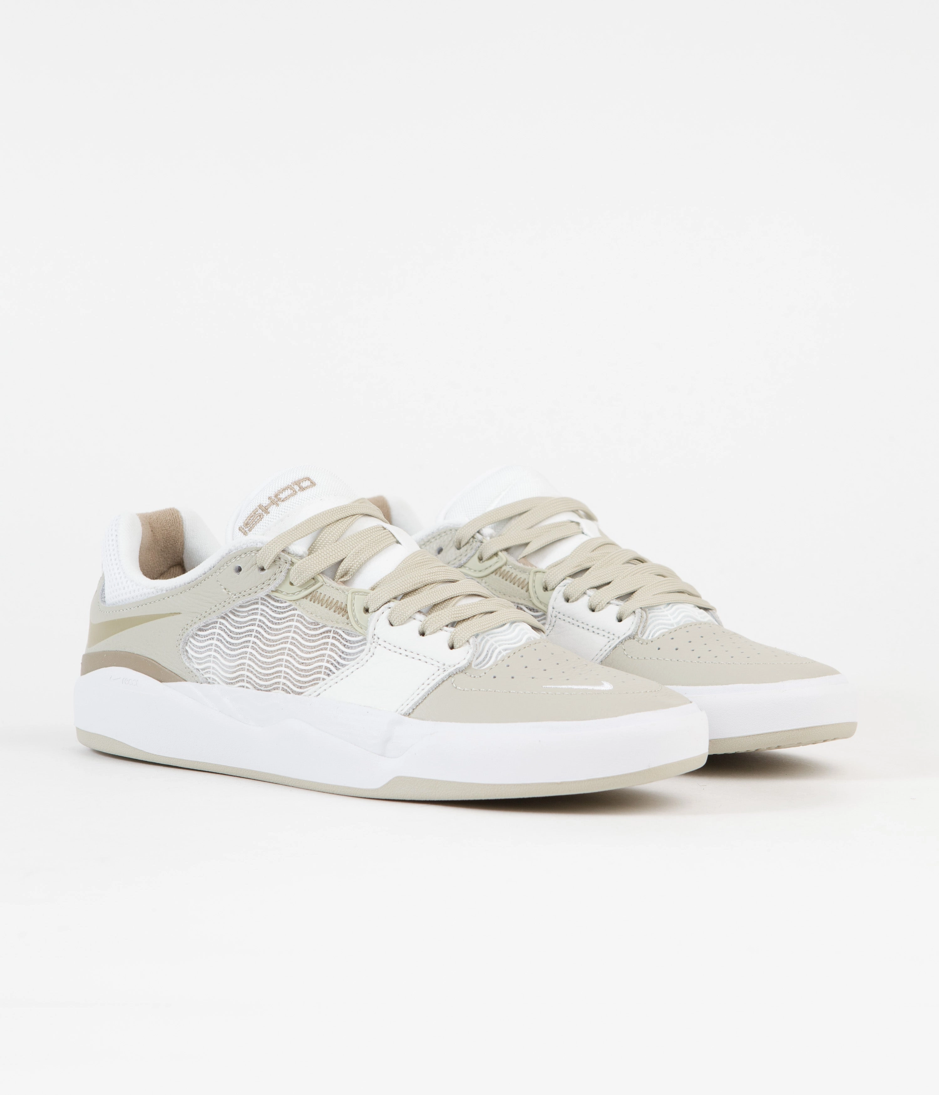 Nike SB Ishod Premium Shoes - Light Stone / Khaki - Summit White - White Asics Running Shoes Academy