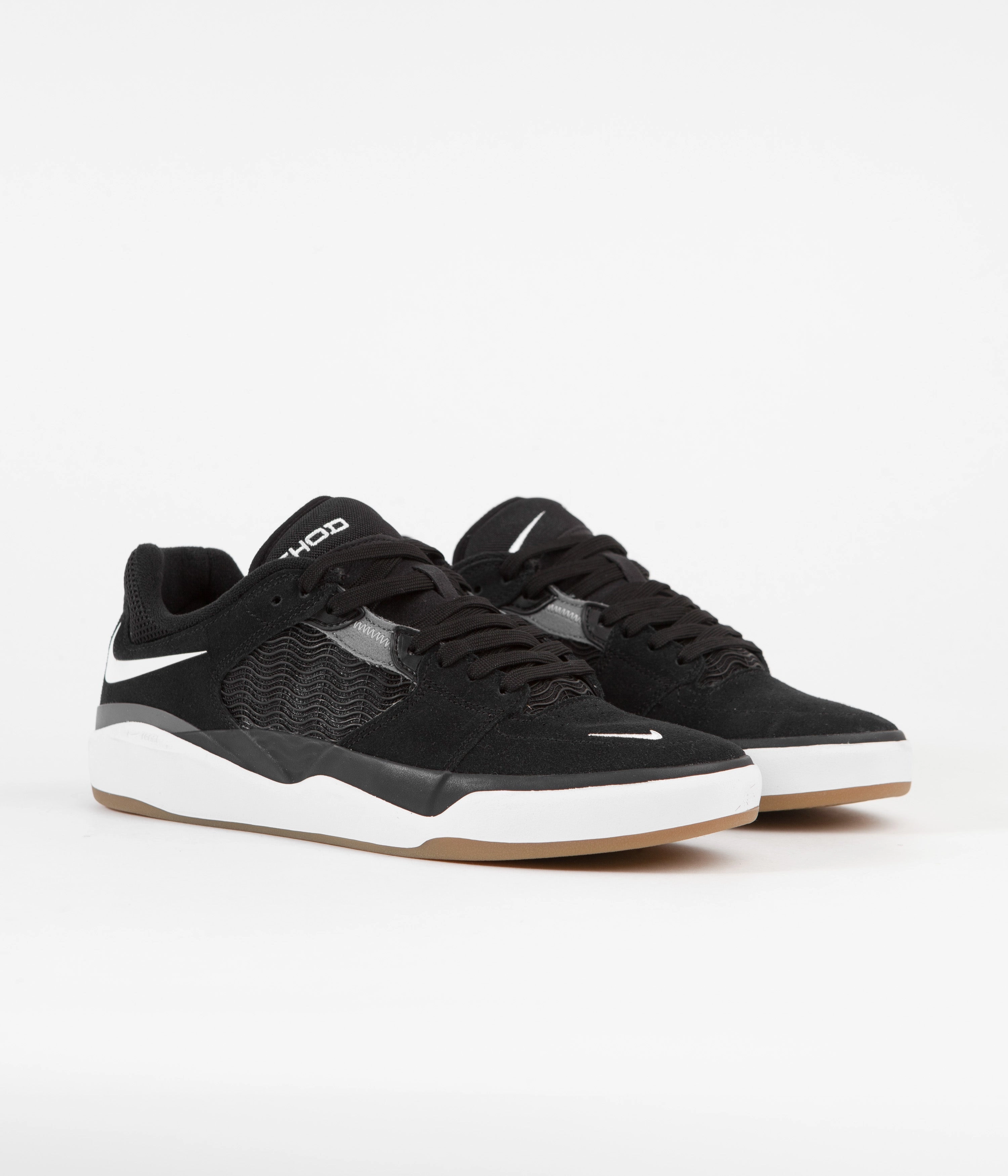 Nike SB Ishod Shoes - Black / White - Dark Grey - Black Asics Shoes Durability