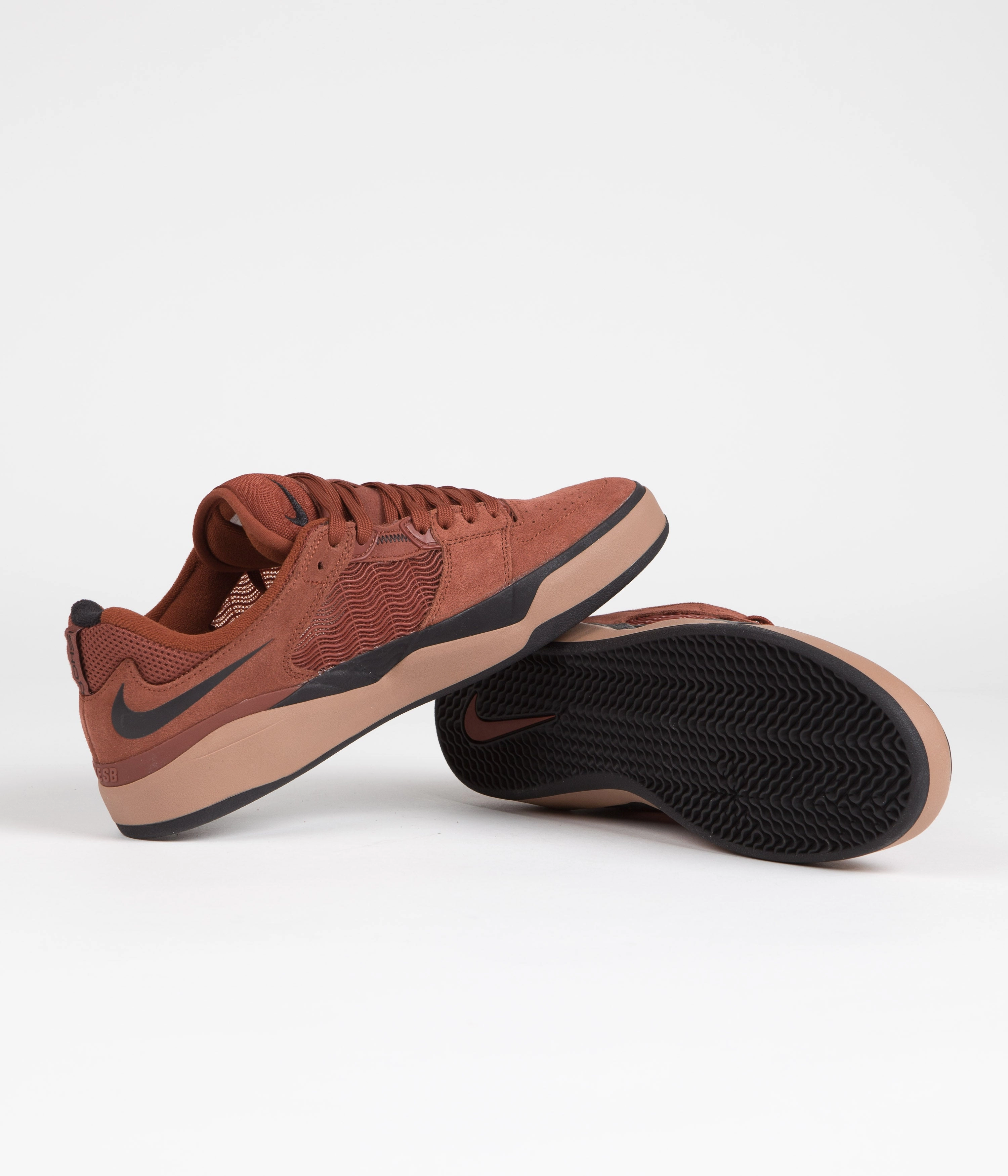 Best Asics Shoes For Walking All Day Nike SB Ishod Shoes - Rugged Orange / Black - Mineral Clay - Black