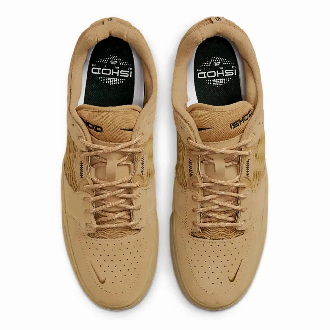 Nike SB Ishod Wair  Shoes - Flax / Wheat - Gum - Light Brown Asic Tiger Shoes