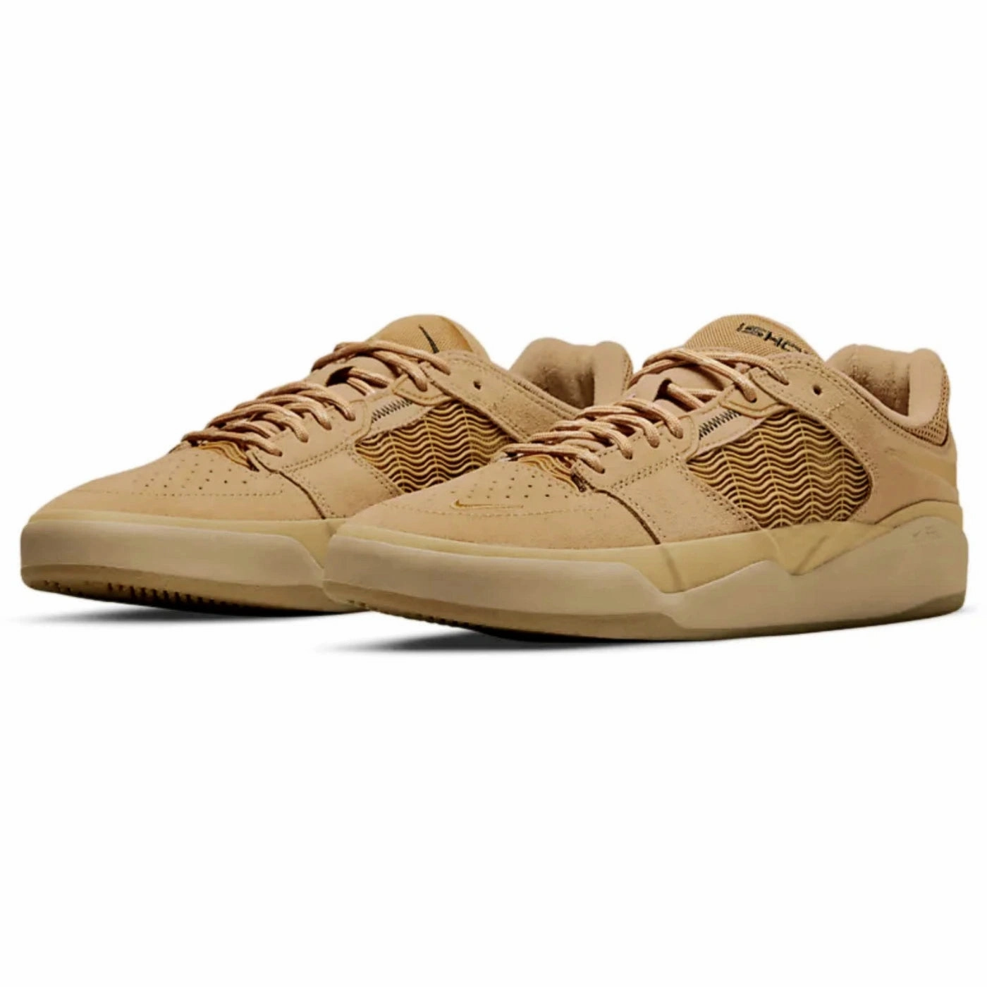 Nike SB Ishod Wair  Shoes - Flax / Wheat - Gum - Light Brown First Asics Shoe