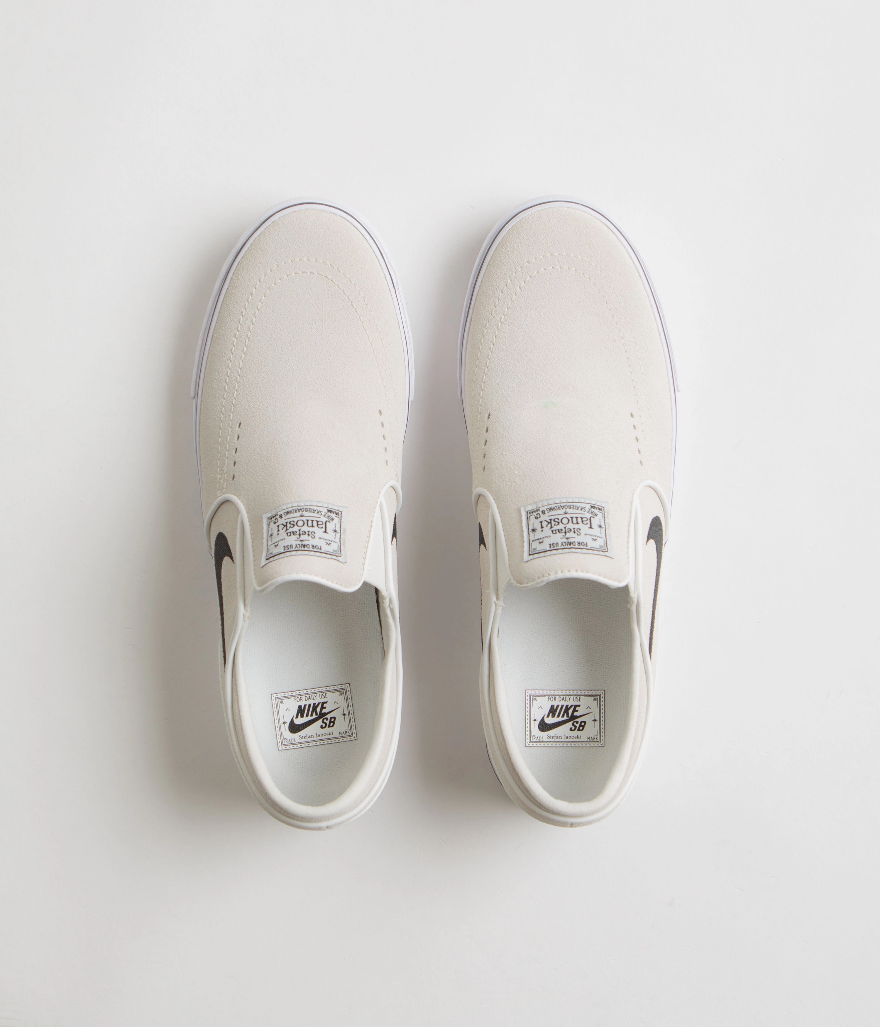 Nike SB Janoski  Slip Shoes - Summit White / Black - Summit White - White Asics Ard Shoes