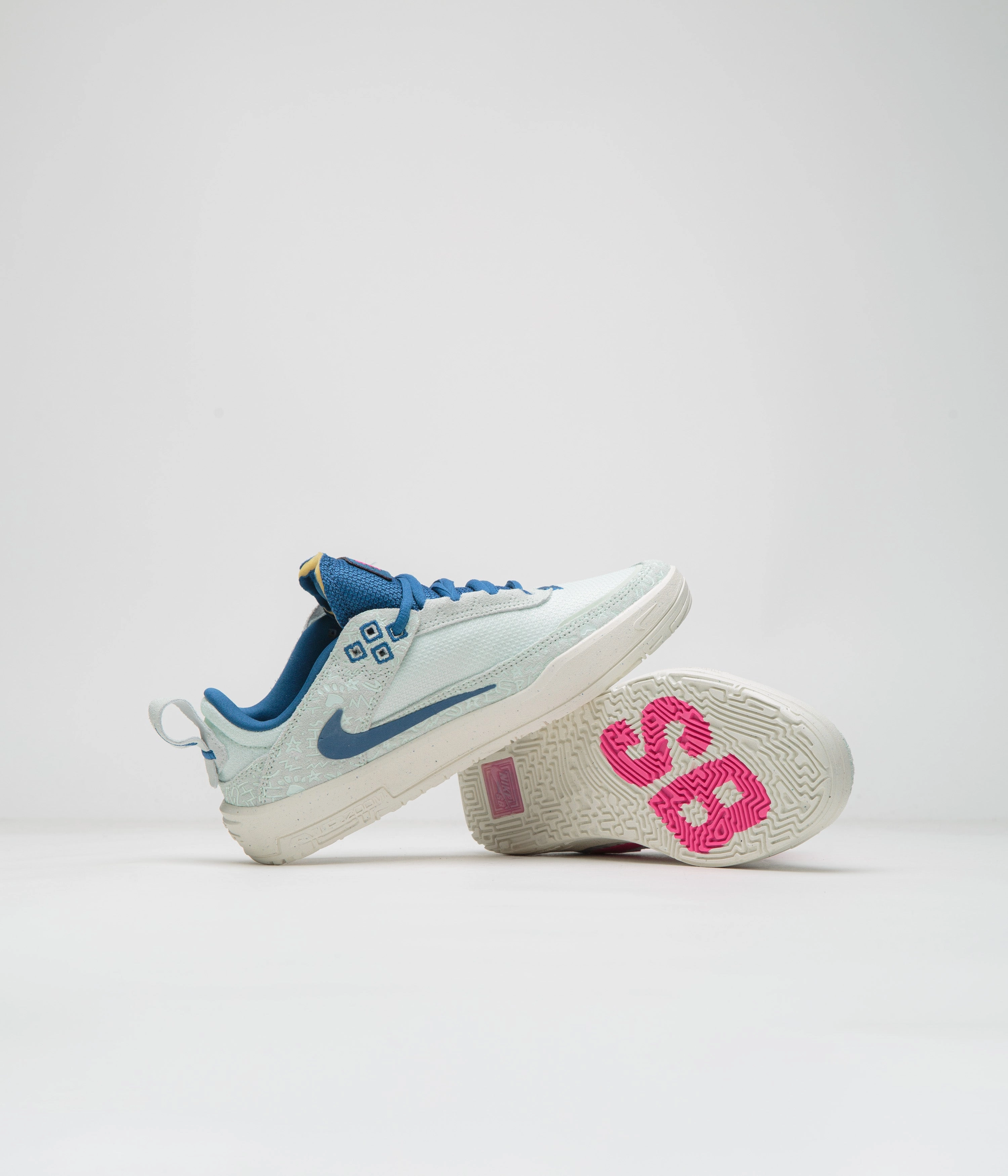 Nike SB Kids Day One Shoes - Sail / Black - Barely Green - Fierce Pink Asics Weight Lifting Shoes