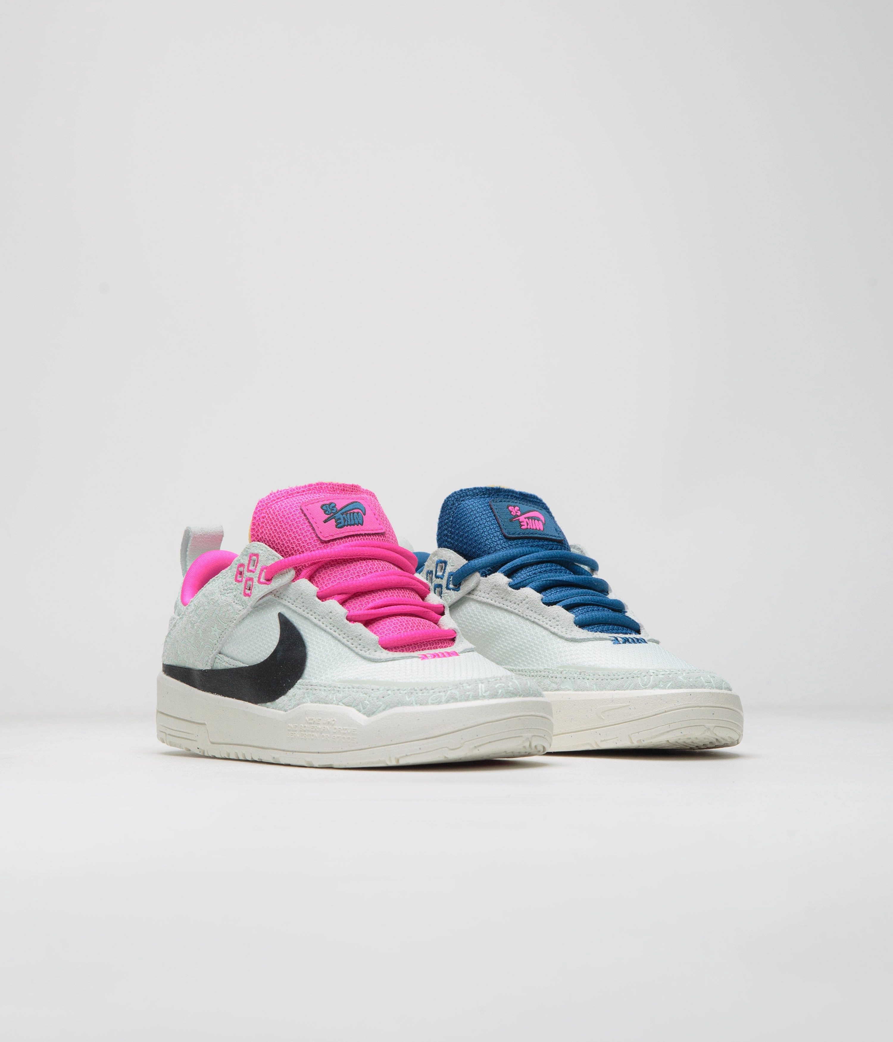 Nike SB Kids Day One Shoes - Sail / Black - Barely Green - Fierce Pink Asics Gel Flux 3 Running Shoe