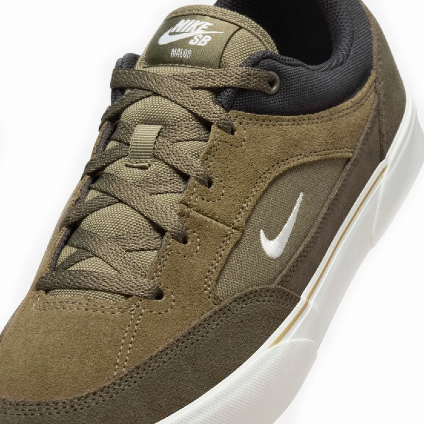 Nike SB Malor Shoes - Medium Olive / Sail - Cargo Khaki - Black Asics Softball Shoes