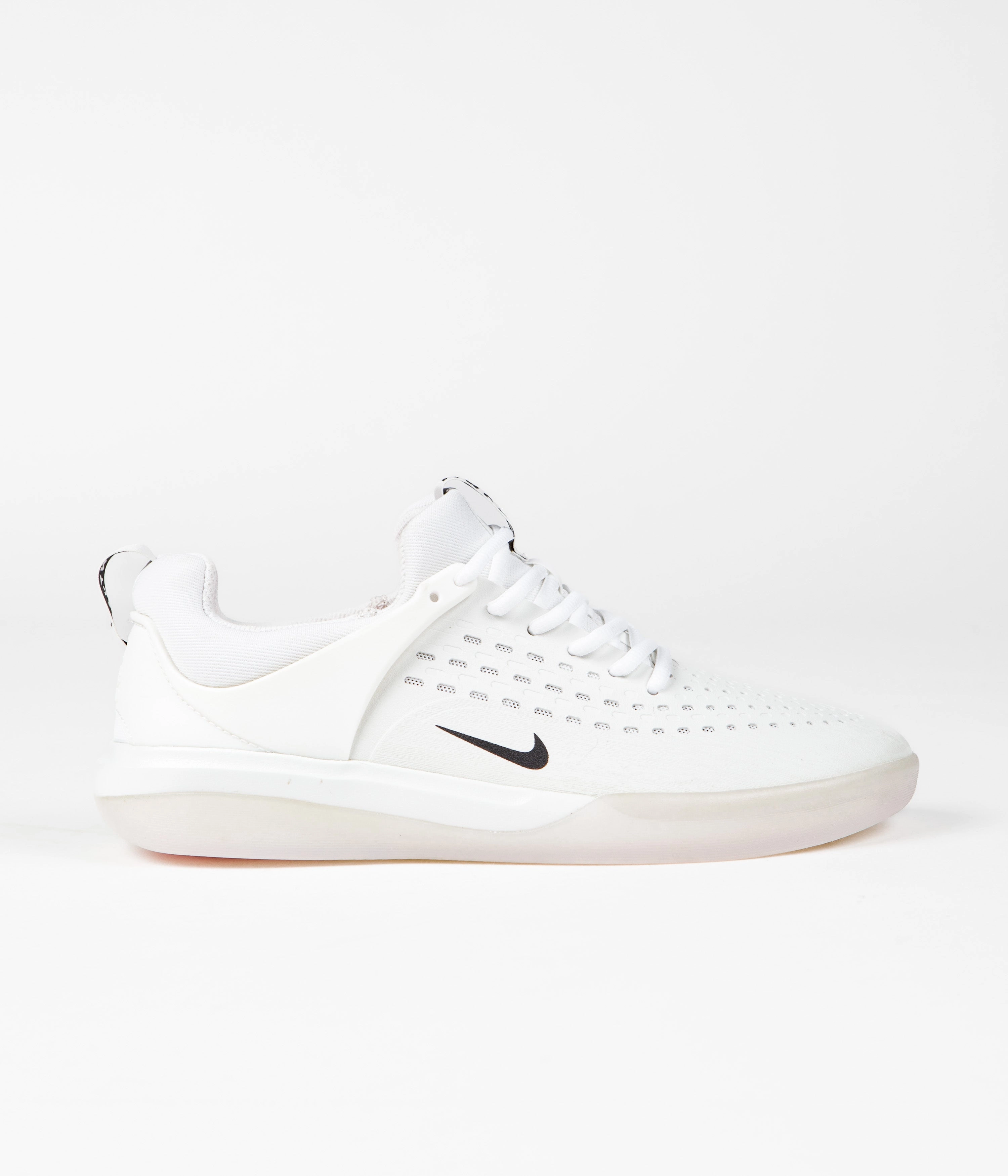 Nike SB Nyjah 3 Shoes - White / Black - Summit White - Hyper Pink Asics Professional Running Shoes