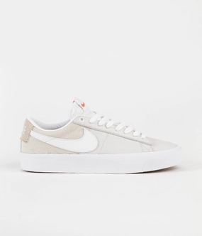 Asics Gel Rocket Indoor Court Shoes Nike SB Orange Label Blazer Low Pro GT Shoes - White / White - White - Summit White