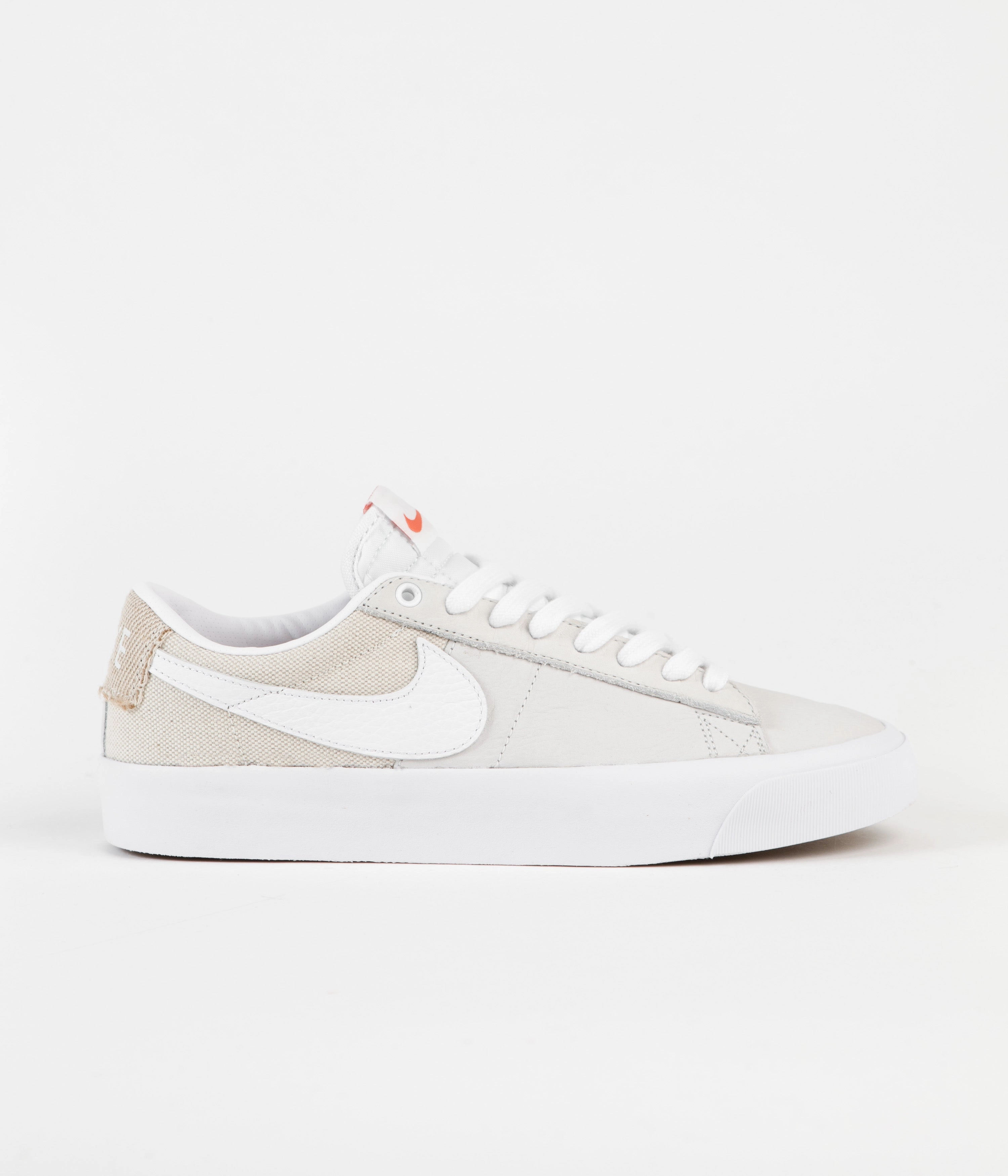 Nike SB Orange Label Blazer Low Pro GT Shoes - White / White - White - Summit White Asics 1130 Shoes