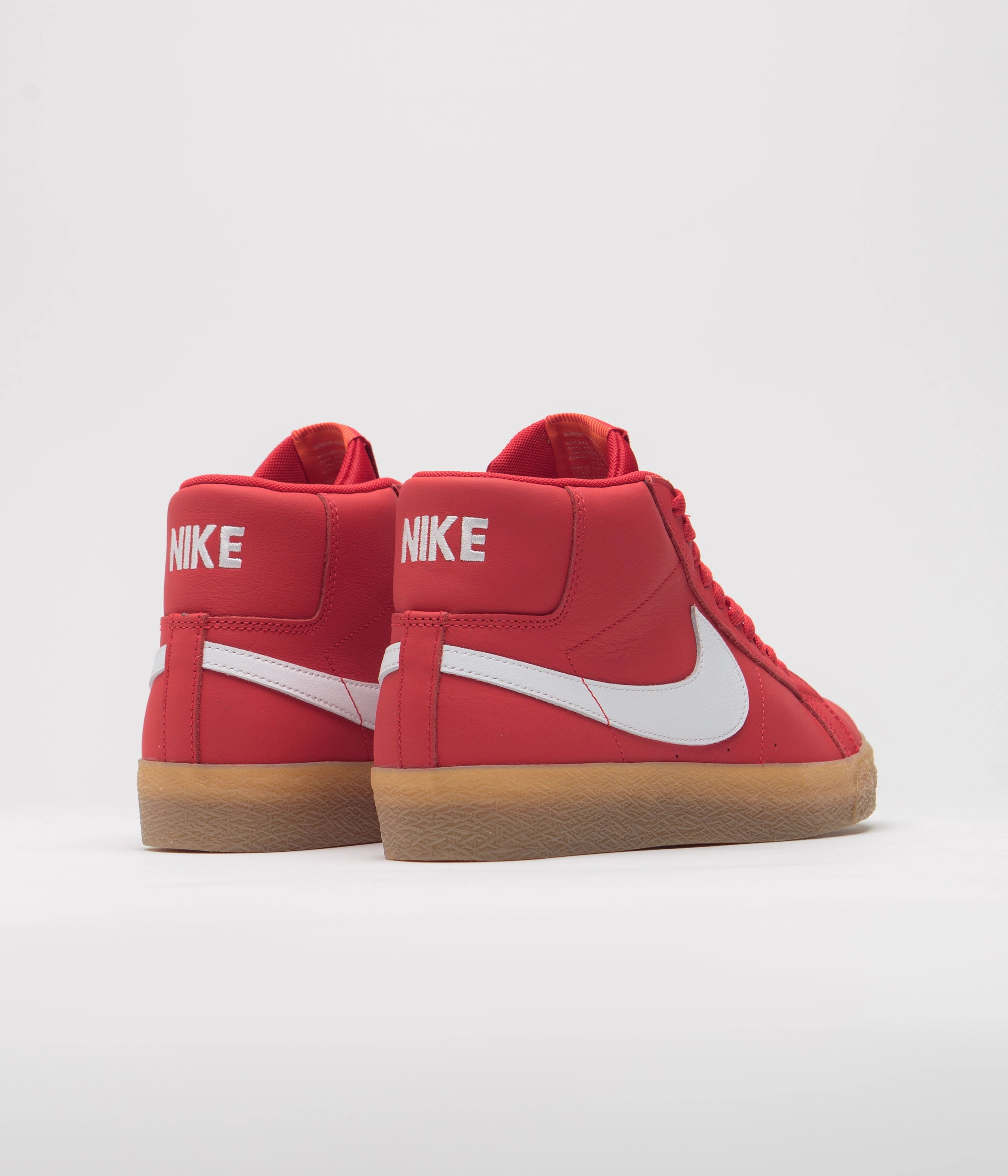 Nike SB Orange Label Blazer Mid Shoes - University Red / White - White Asics Shoes Cumulus 26