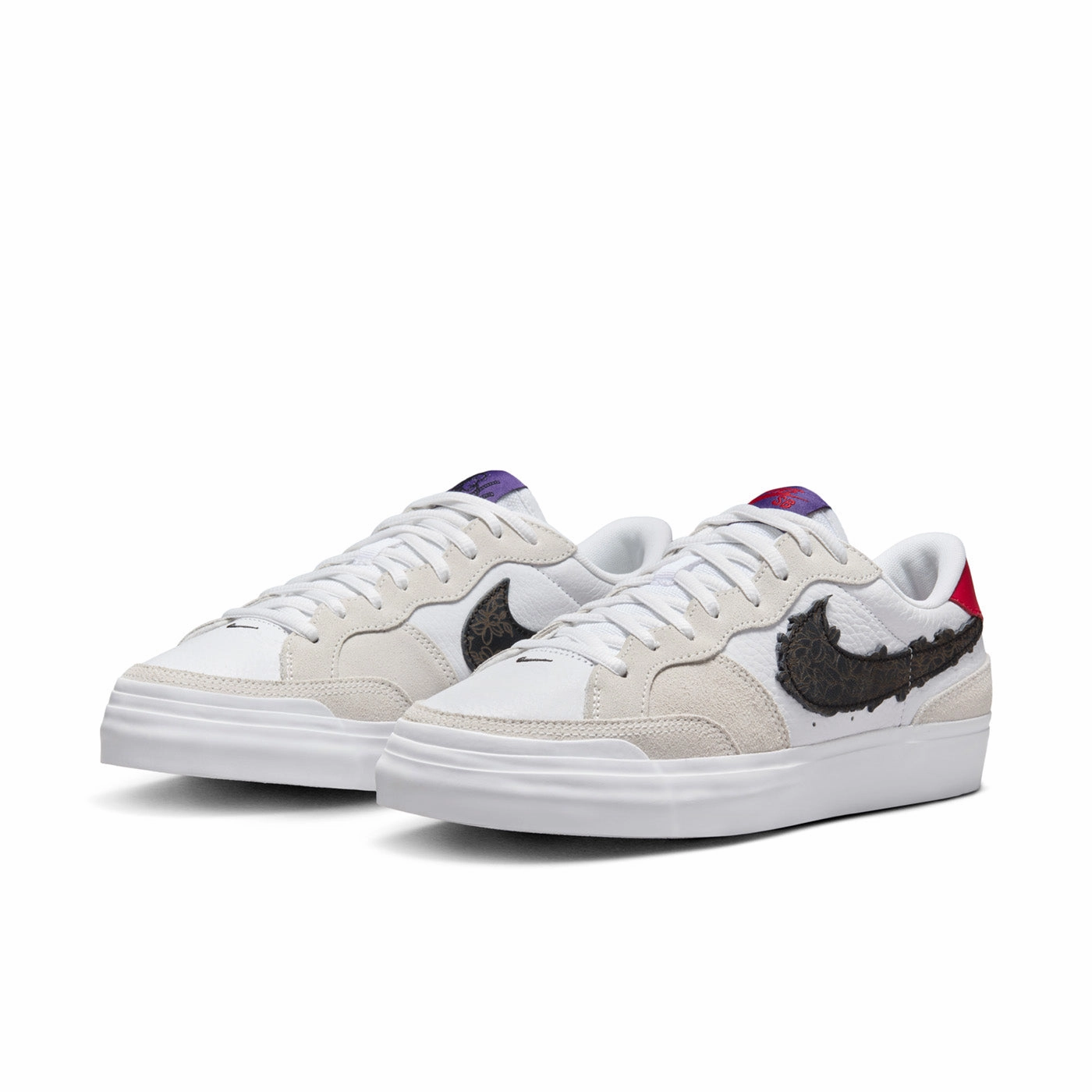Nike SB Pogo Plus Shoes - Sail / Black - White - Gym Red - Court Purple - Black Asics Tennis Shoes Singapore