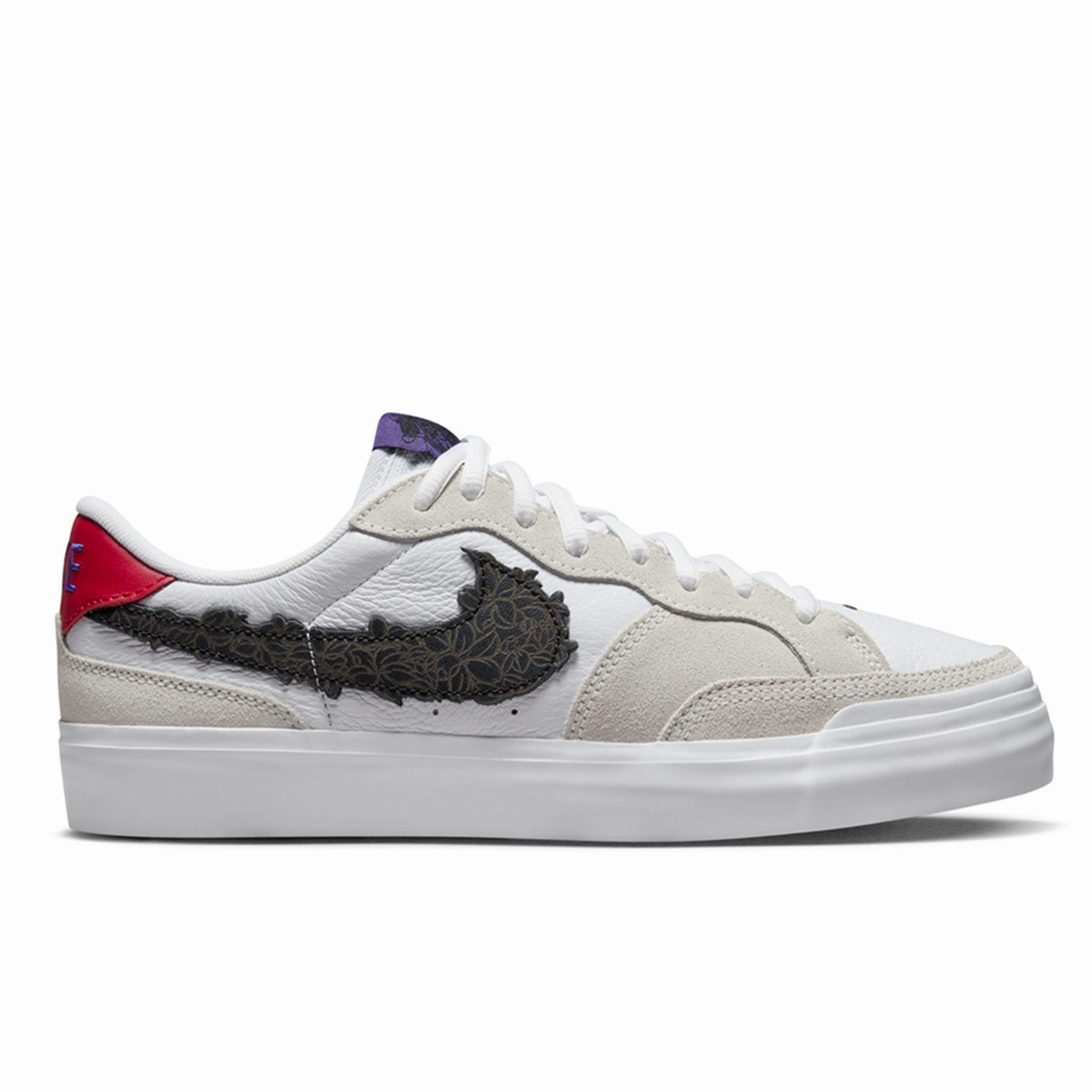 Retro Asics Shoes Nike SB Pogo Plus Shoes - Sail / Black - White - Gym Red - Court Purple - Black