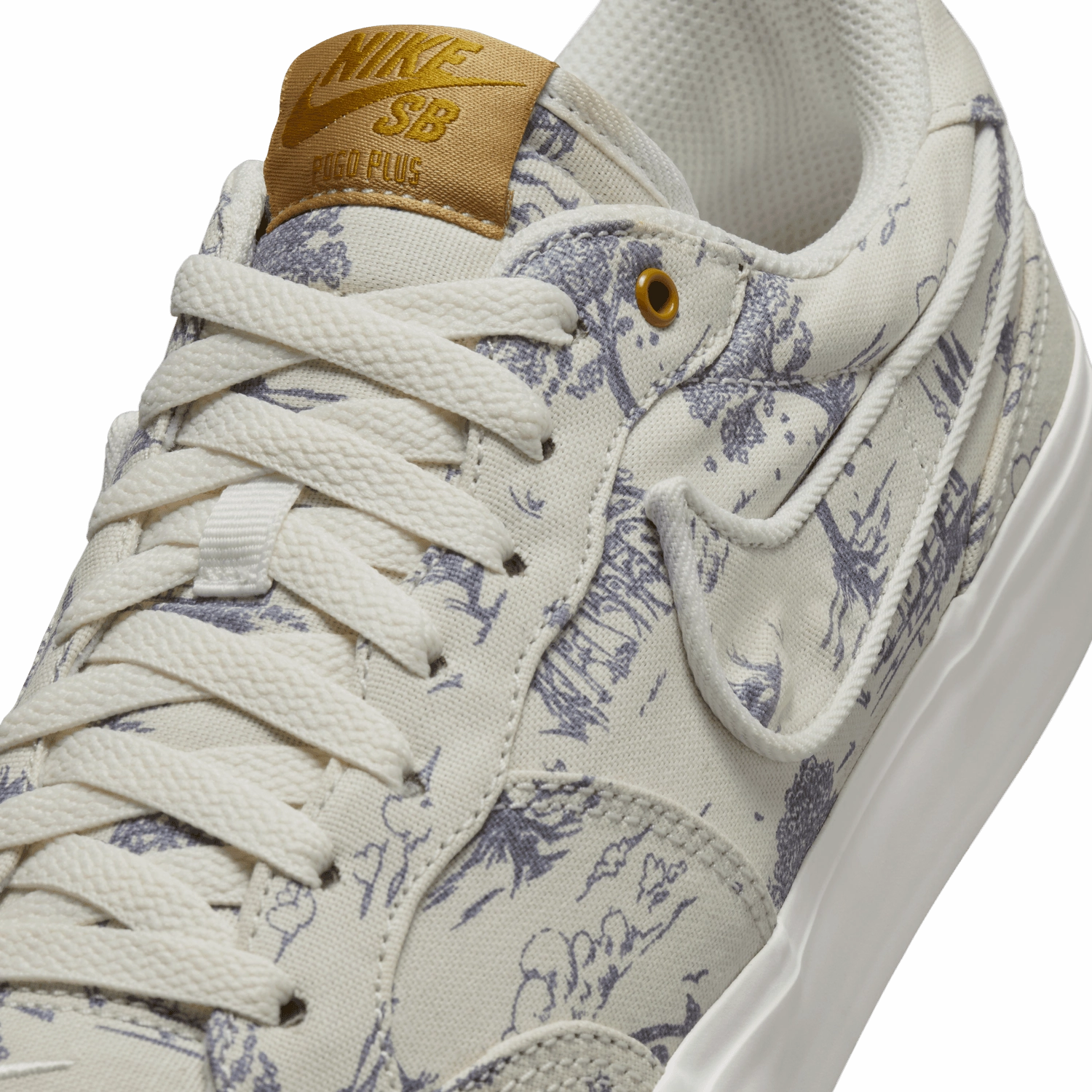 Nike SB Pogo Shoes - Sail / Light Bone - Light Carbon - Brozine Volleyball Shoes Asic