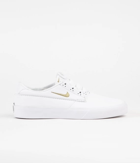 Nike SB Shane Premium Shoes - White / Metallic Gold - White - White Asics Shoes Tucson