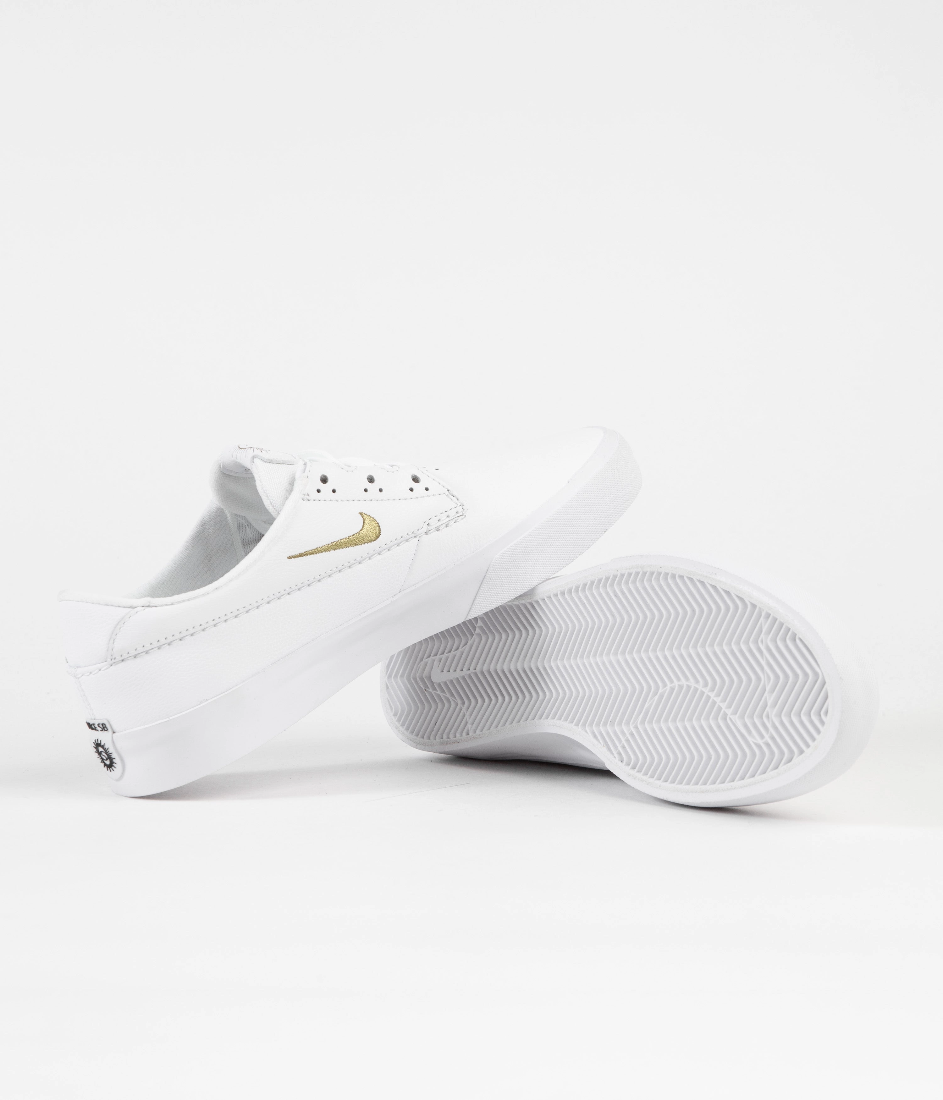 Asics Gel Nimbus Comparable Shoes Nike SB Shane Premium Shoes - White / Metallic Gold - White - White