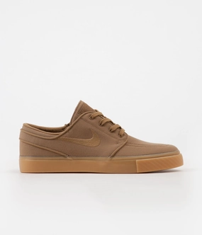 Nike SB Stefan Janoski Shoes - Golden Beige / Golden Beige - Gum Yellow Asics Women Shoes