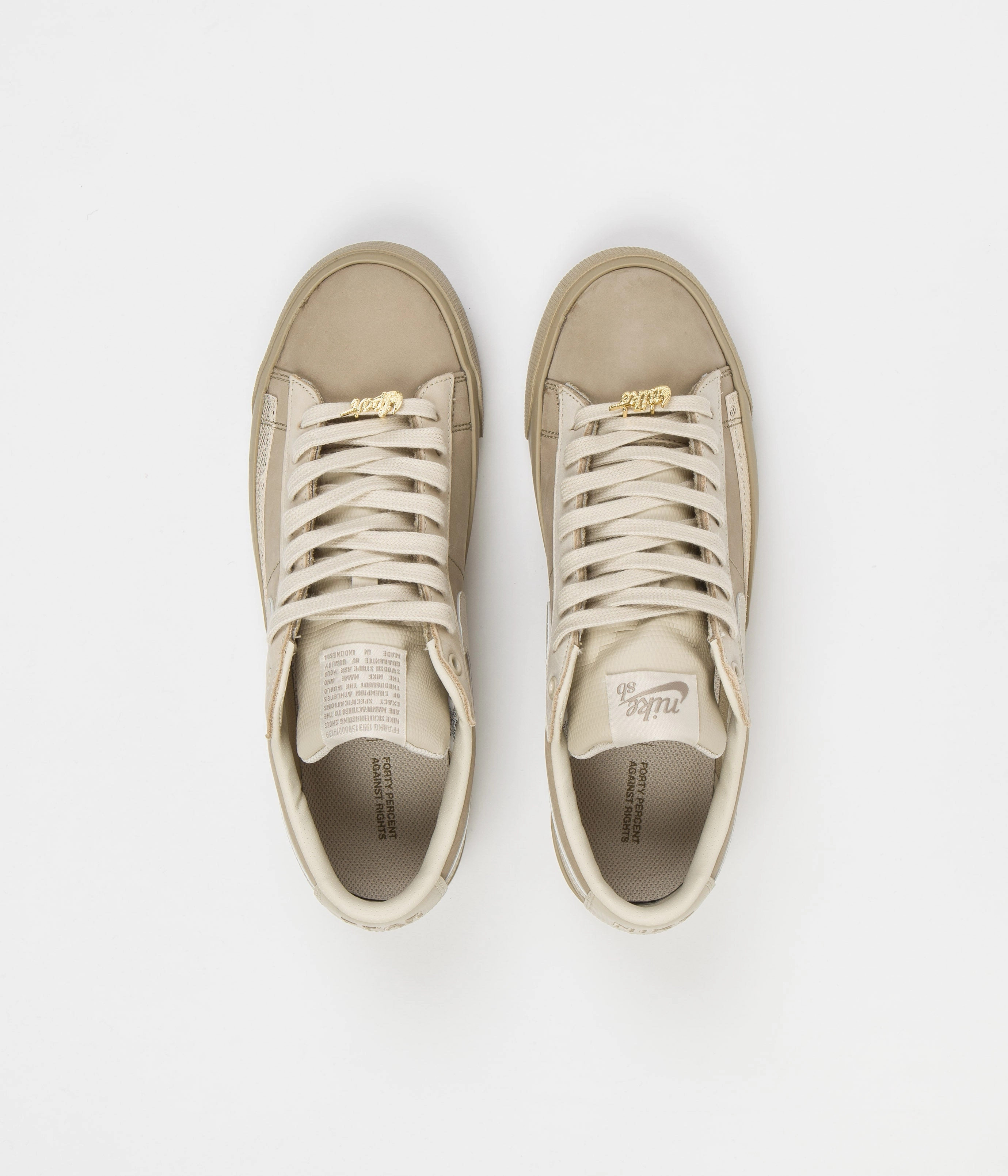 Nike SB x FPAR Blazer Low Shoes - Khaki / Rattan Asic Slip On Shoes