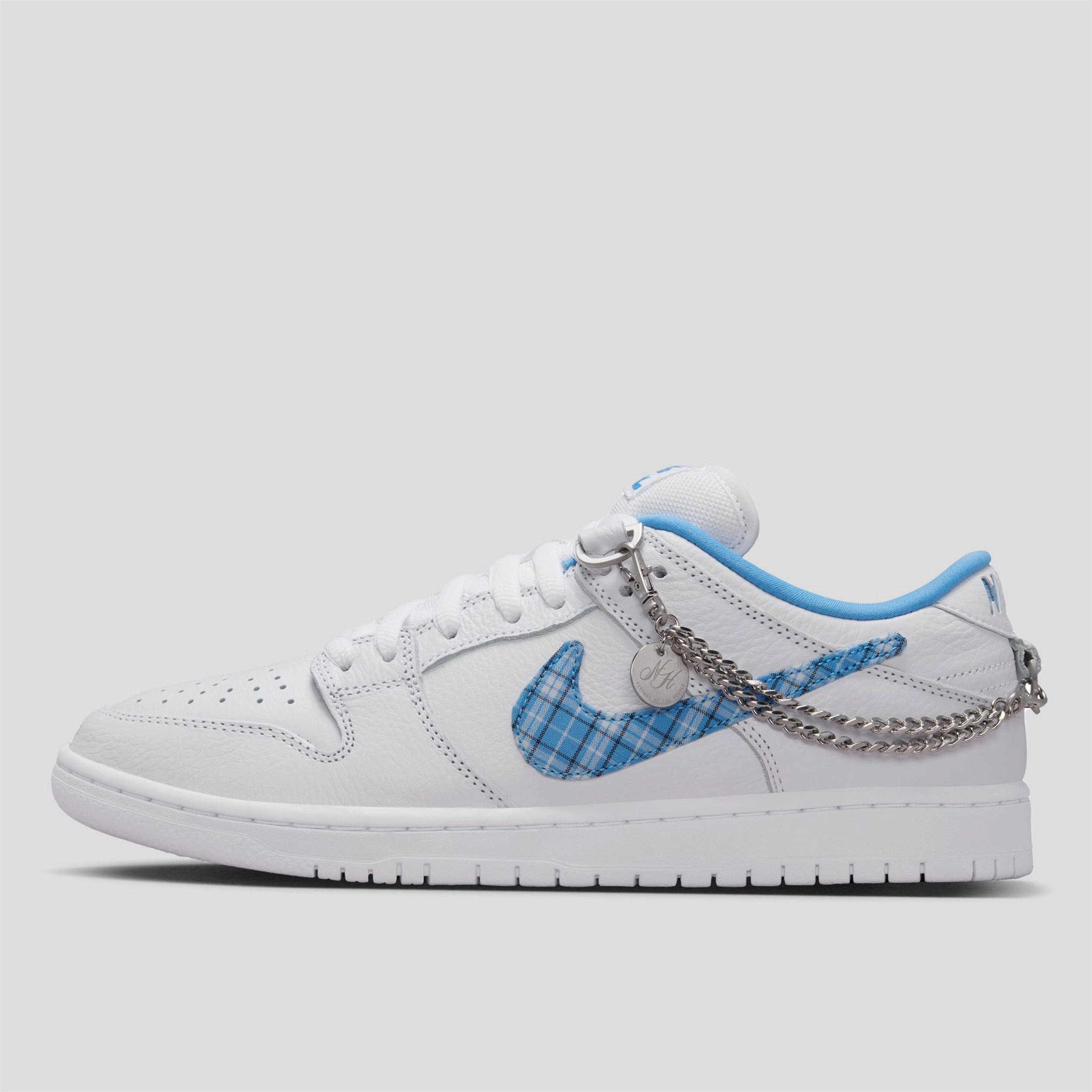 Nike SB X Nicole Hause Dunk Low Pro Skate Shoes White / University Blue Best Asics Netball Shoes