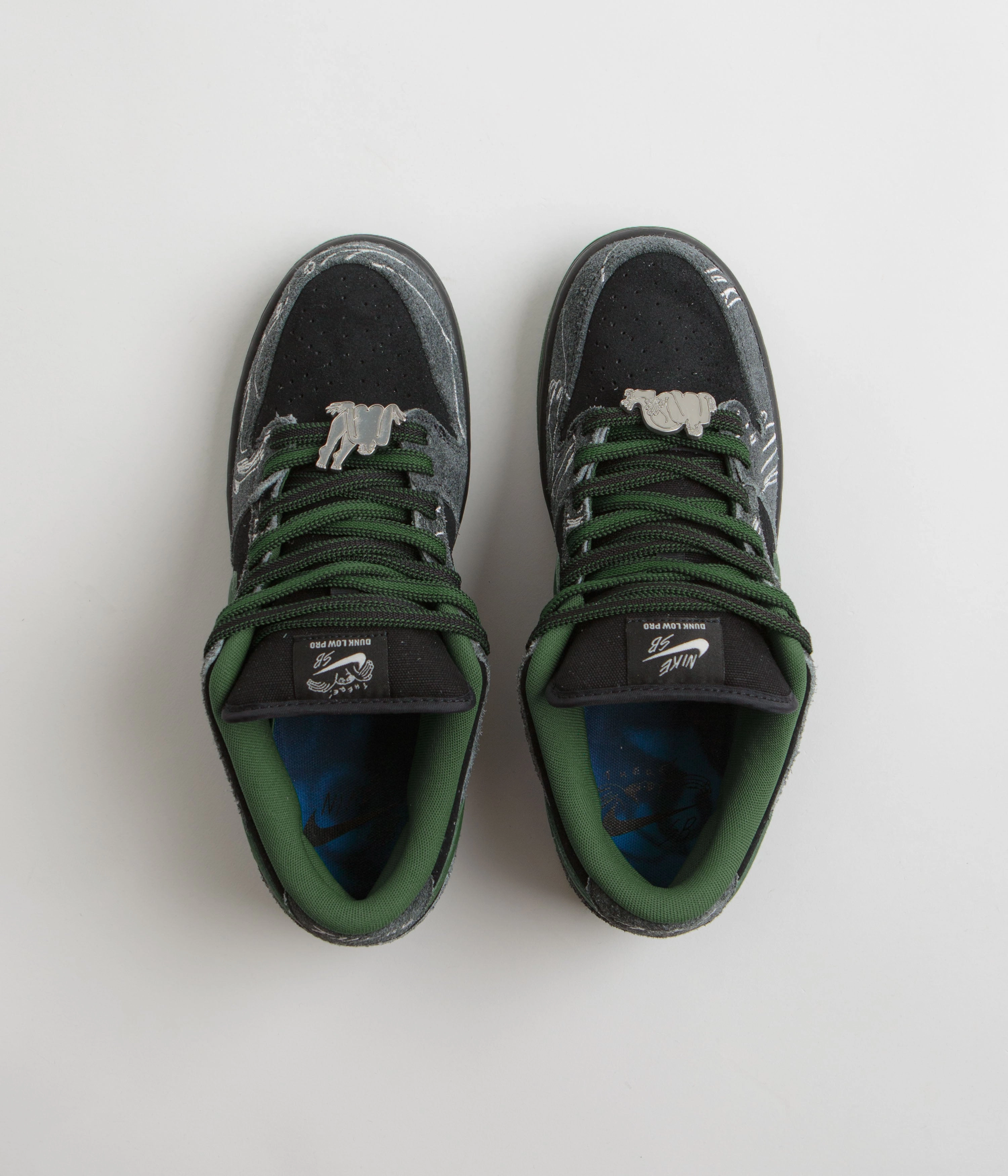 Shop Deals On Asics Superblast 2 Running Shoes Nike SB x There Skateboards Dunk Low Shoes - Black / Gorge Green - Summit White