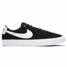 Nike SB Zoom Blazer Low Pro GT Shoes - Black / White - Black Asics Roadblast Running Shoes