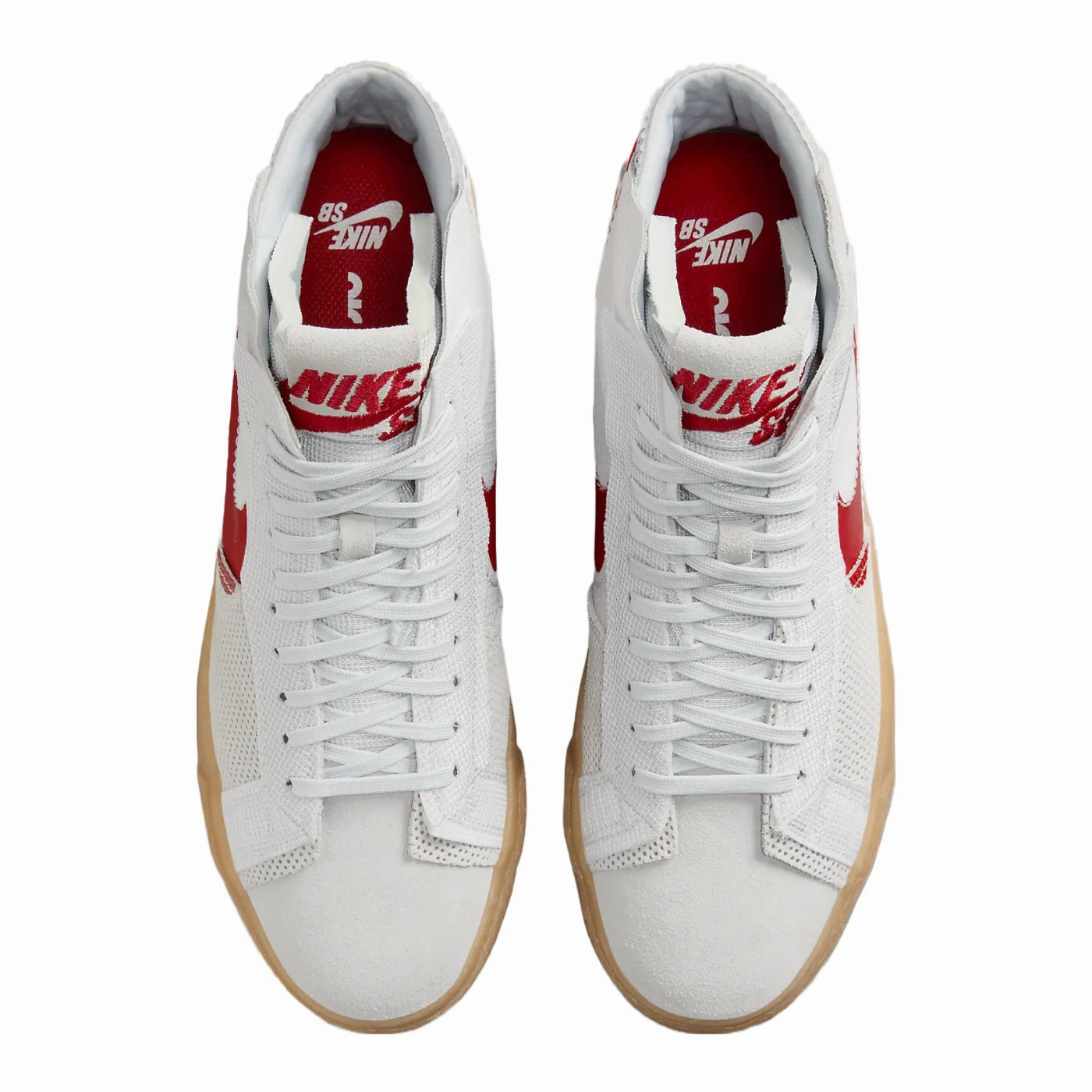 Nike SB Zoom Blazer Mid Premium Shoes - Summit White / University Red Asics Running Shoes Weight