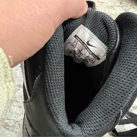 Nike Womens Son of Force Mid Black Sneaker Athletic Shoes Size 7.5 Asics Running Shoe Sale