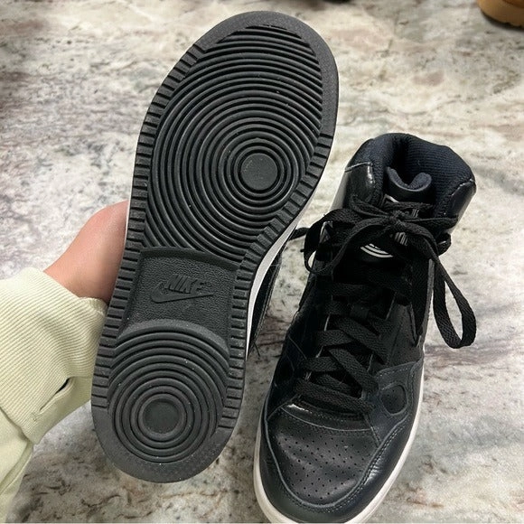 Best Asics Shoes For Zumba Nike Womens Son of Force Mid Black Sneaker Athletic Shoes Size 7.5