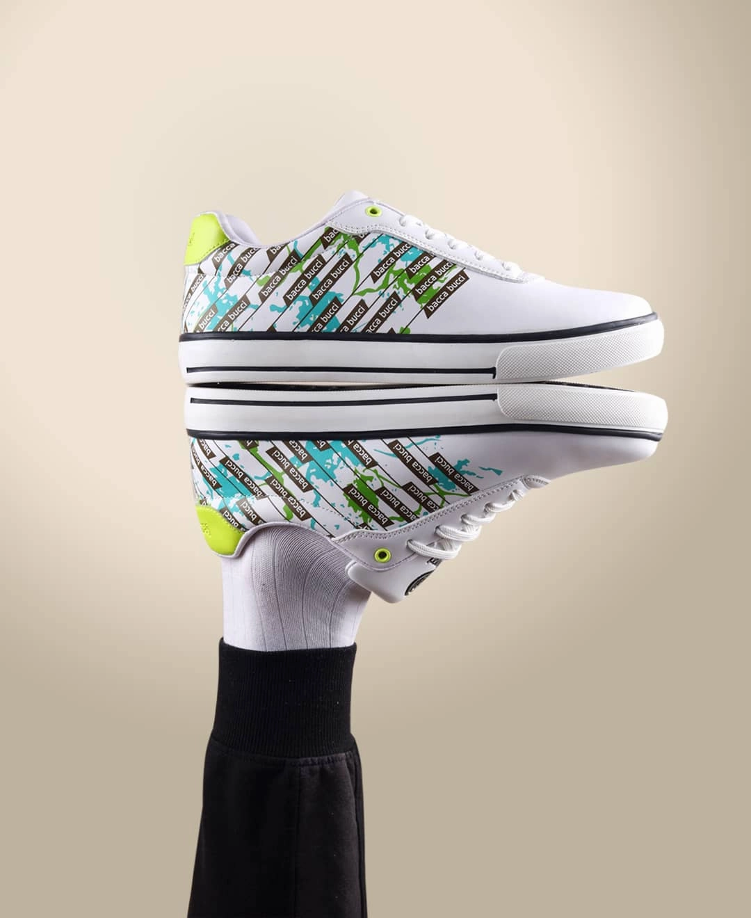 Bacca Bucci Urban Cartographer Paris Flats Shoes