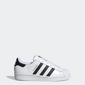 Big Kids adidas Originals Superstar Shoes White Black Adidas Shoe Strings