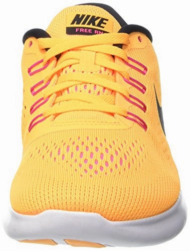 Nike Womens Free Run Womens Laser Yellow Running Shoes in Size 6.5 US (4 UK / 37.5 EU) Yellow Asics Strength Training Shoes