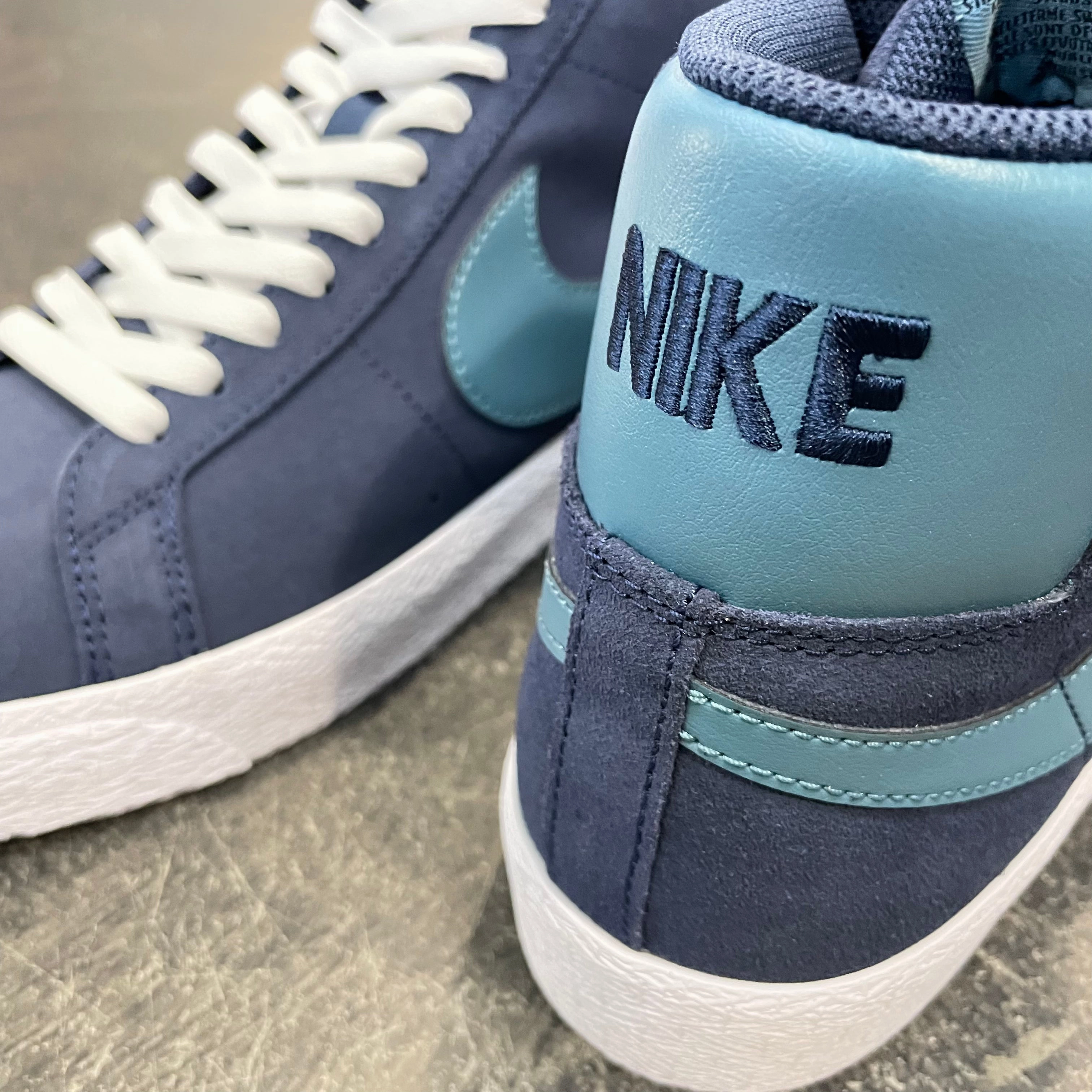 Nike SB Blazer Mid Midnight Navy/Aqua SALE Buy Asics Shoes Online