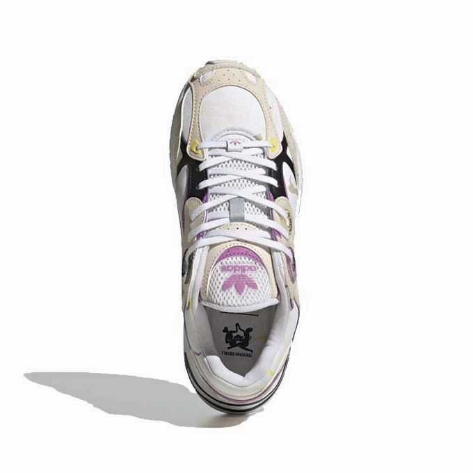 Adidas Volleyball.shoes Adidas Women's Astir Thebe Magugu Shoes - Cloud White / Pulse Lilac / Silver Metallic