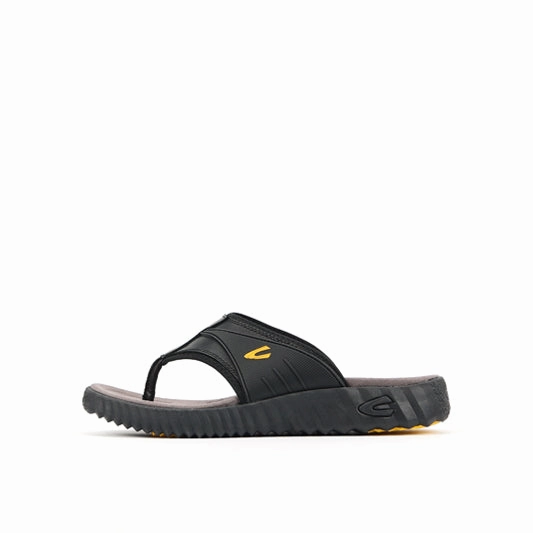 Sandals Cowboy Boots camel active Leather Sandals Men Black FRED-892503-XC1SV-1